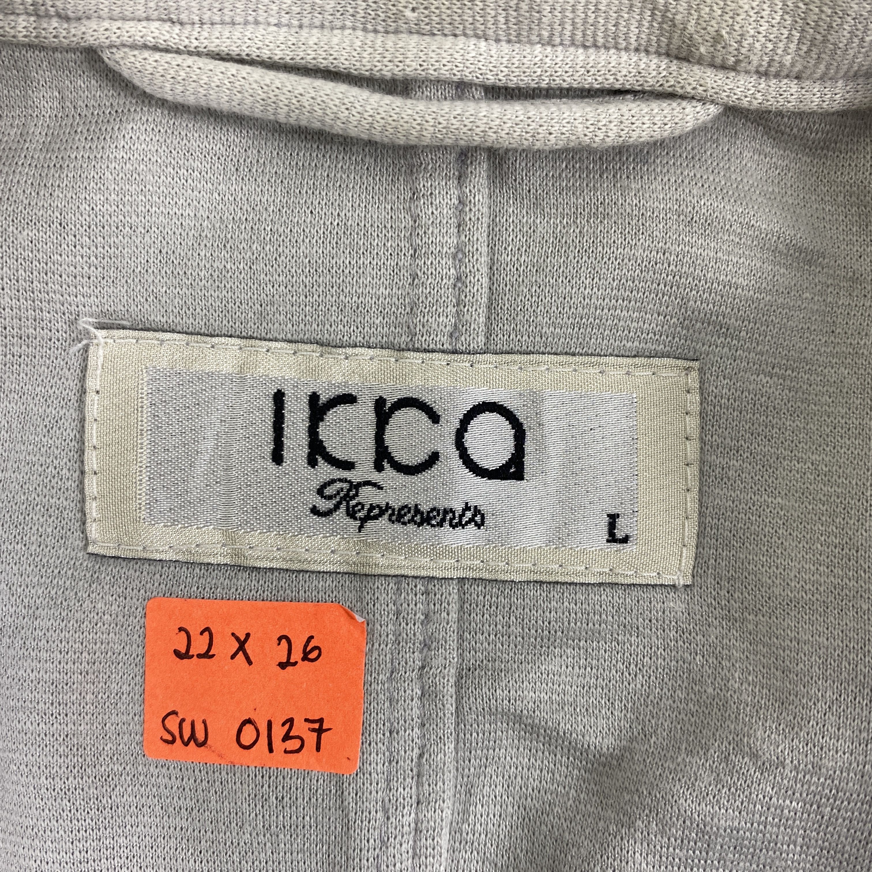 Japanese Brand Womens Vintage Ikka Zipper Sweatshirt - SW0137 Size M / US 6-8 / IT 42-44 - 9 Thumbnail