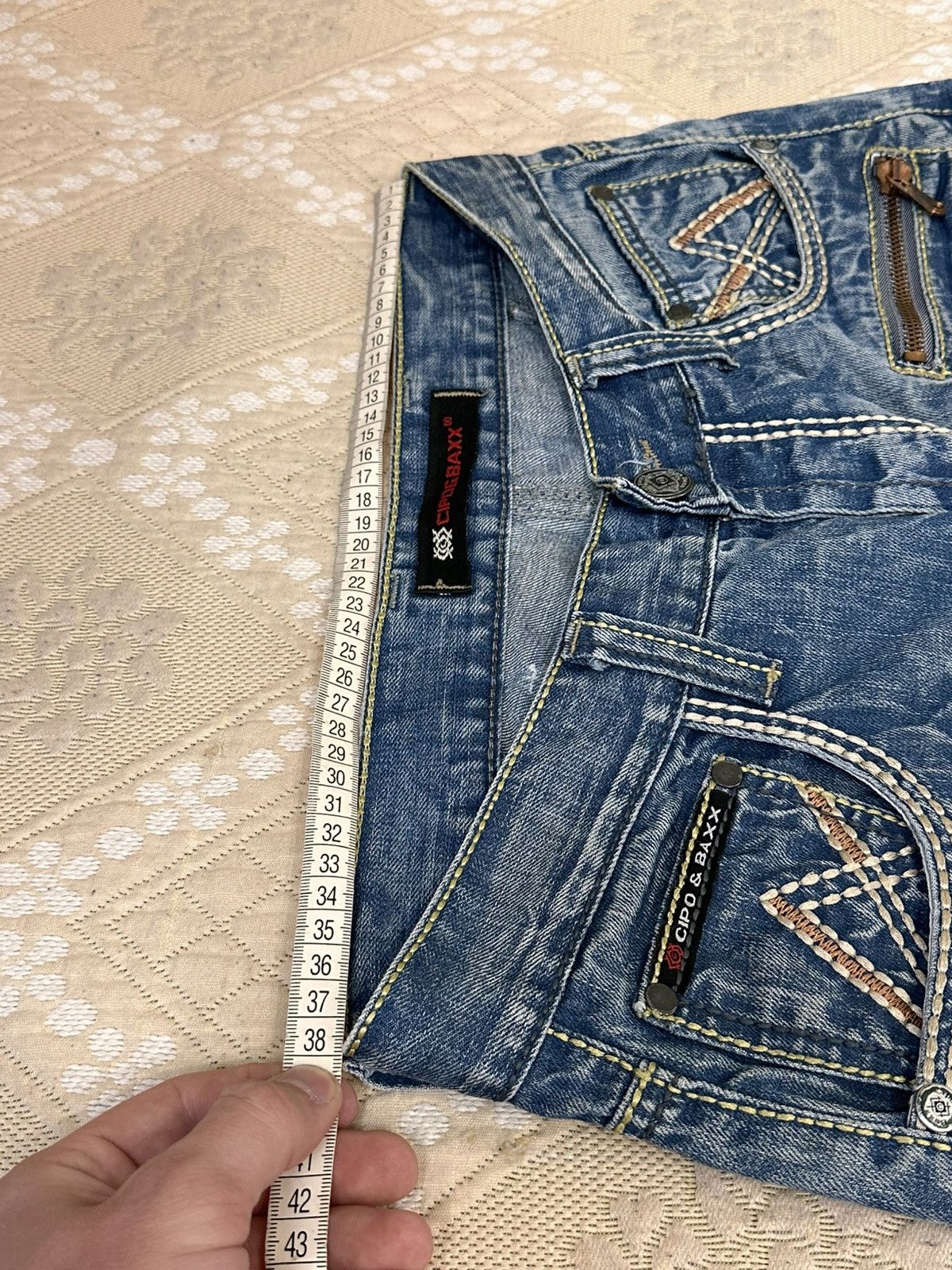 Le Grande Bleu (L.G.B.) 🔥 Cipo Baxx Crazy Y2K Jeans Denim LGB If Six Was Nine Japan Size US 29 - 6 Thumbnail