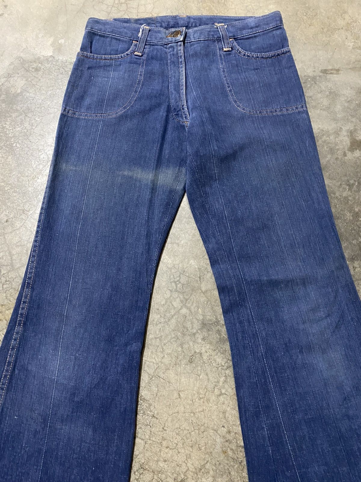 Vintage Flare Jeans Vintage X-West Canton Made in Usa Size US 29 - 10 Thumbnail