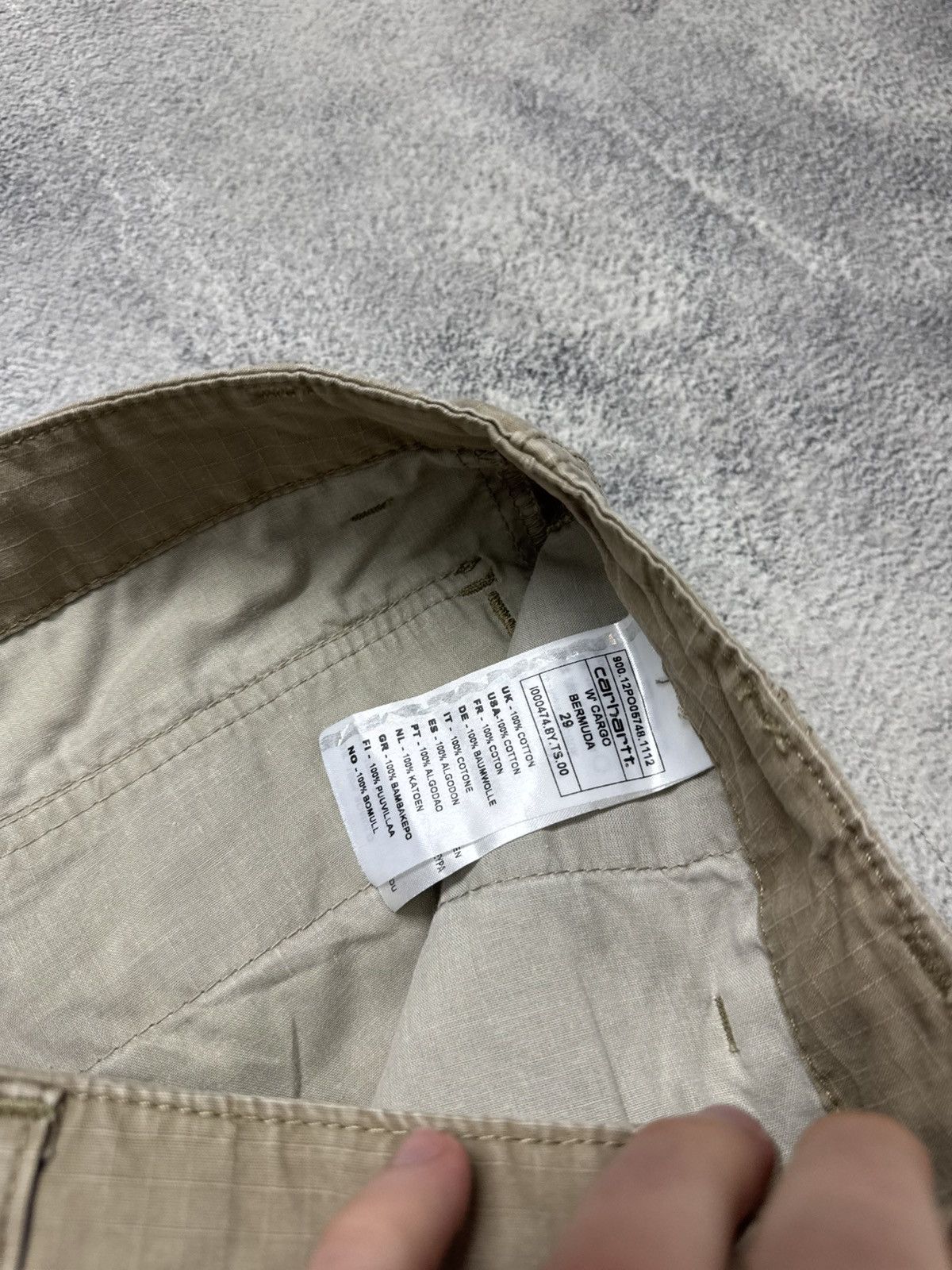 Carhartt Vintage Y2k Carhartt Cargo Shorts Size US 29 - 13 Thumbnail