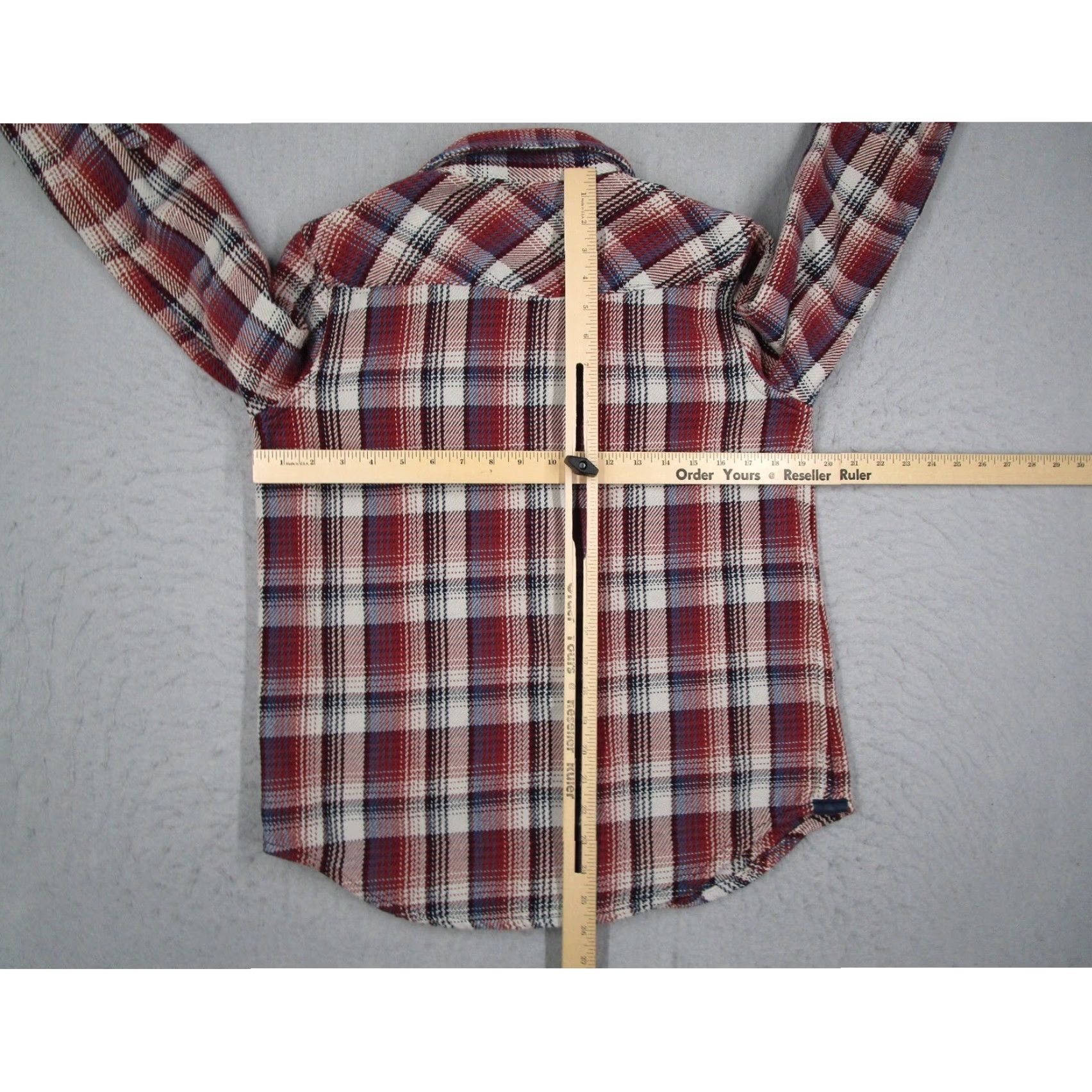 Outerknown VINTAGE Outerknown Blanket Shirt Women S Red Plaid Snaps Organic Cotton Flannel Size S / US 4 / IT 40 - 5 Thumbnail