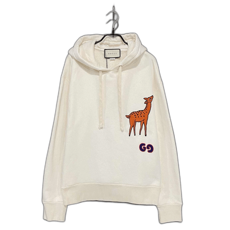 Gucci GUCCI Hoodie with Deer Logo-2505 Size XS / US 0-2 / IT 36-38 - 1 Thumbnail