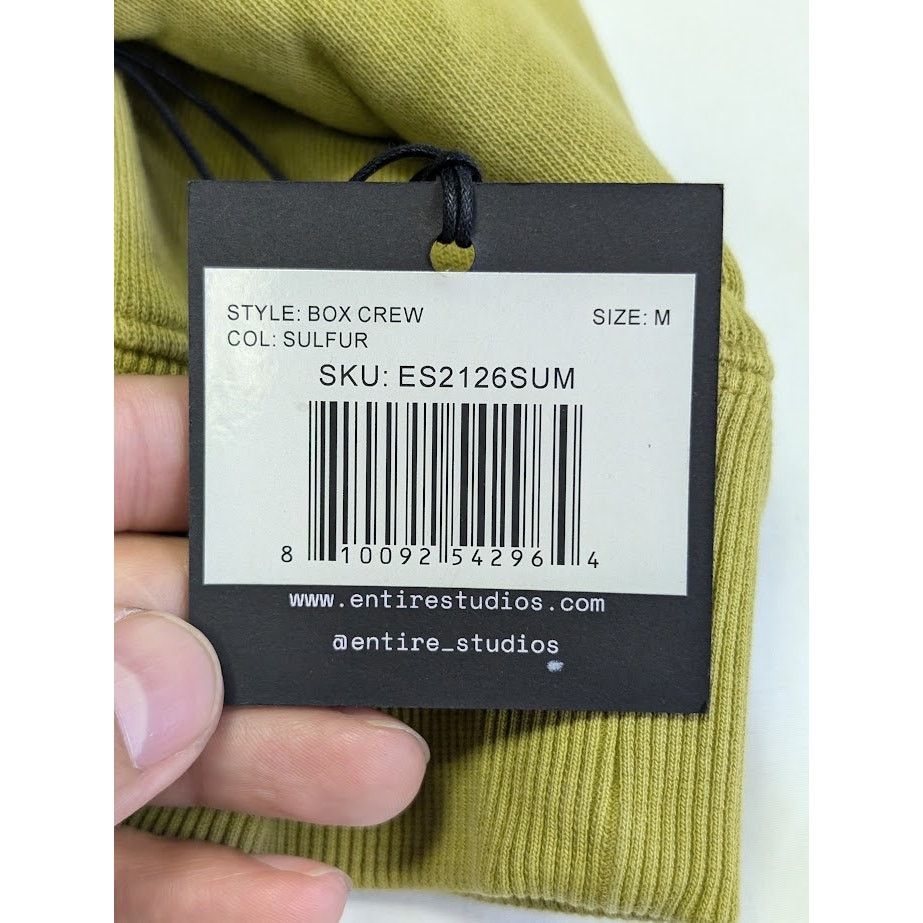 Entire Studios o1rshd1 Print Crew Neck Pullover in Sulfur Size US M / EU 48-50 / 2 - 16 Thumbnail