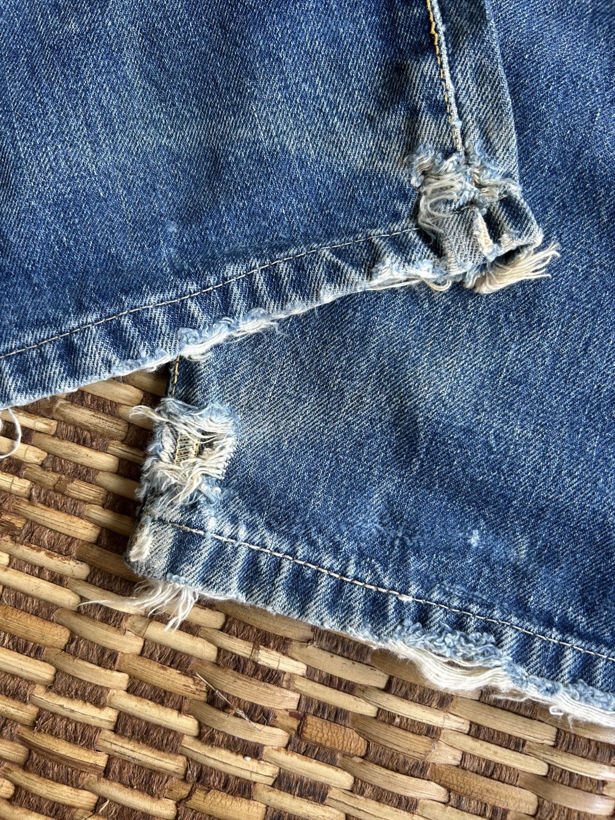 Japanese Brand × Kapital × Vintage Japanese Salvedge Vintage Distressed Denim Jeans Size US 29 - 22 Thumbnail