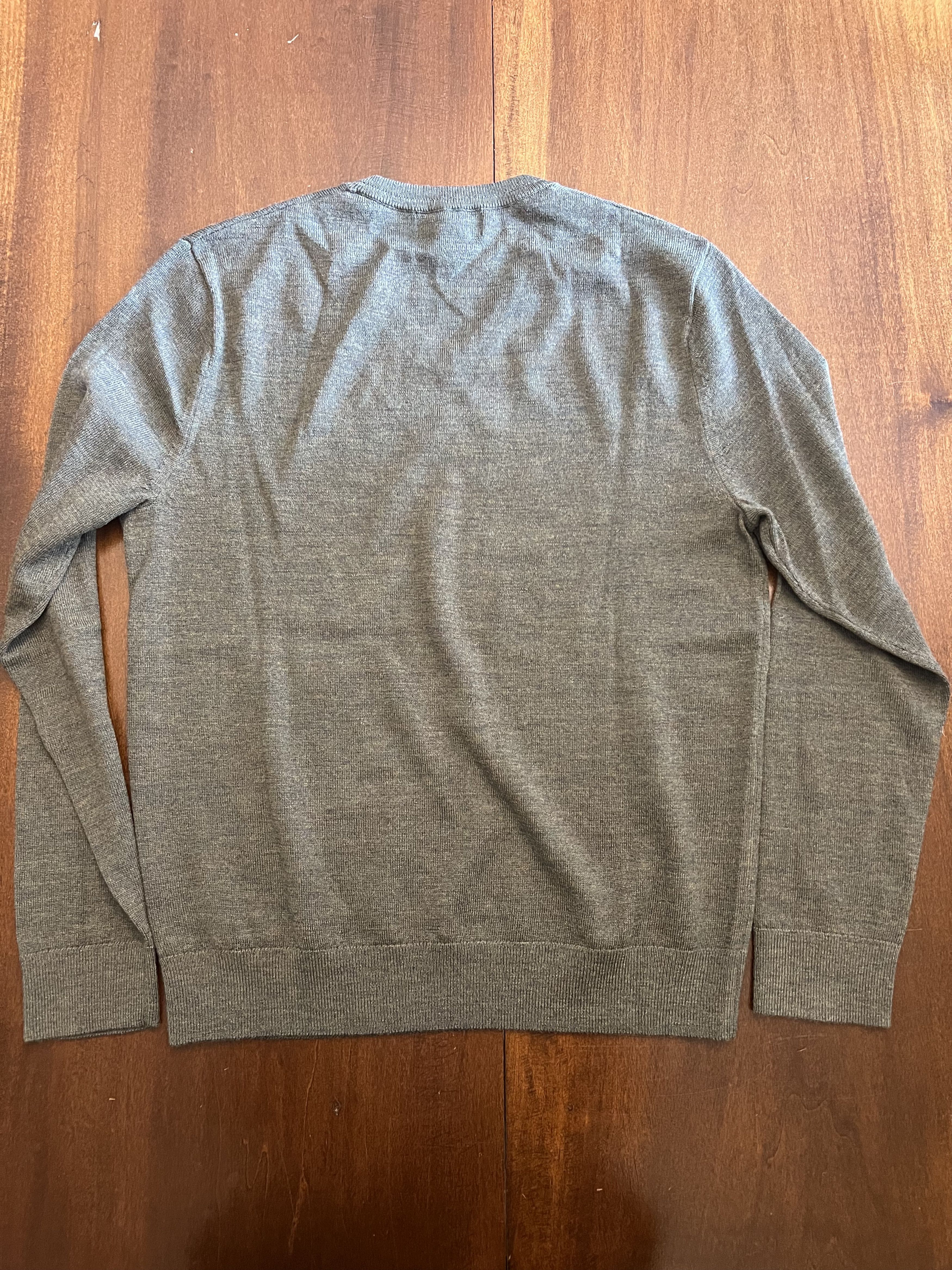 Banana Republic Banana Republic merino wool green v-neck sweater Size US S / EU 44-46 / 1 - 2 Thumbnail