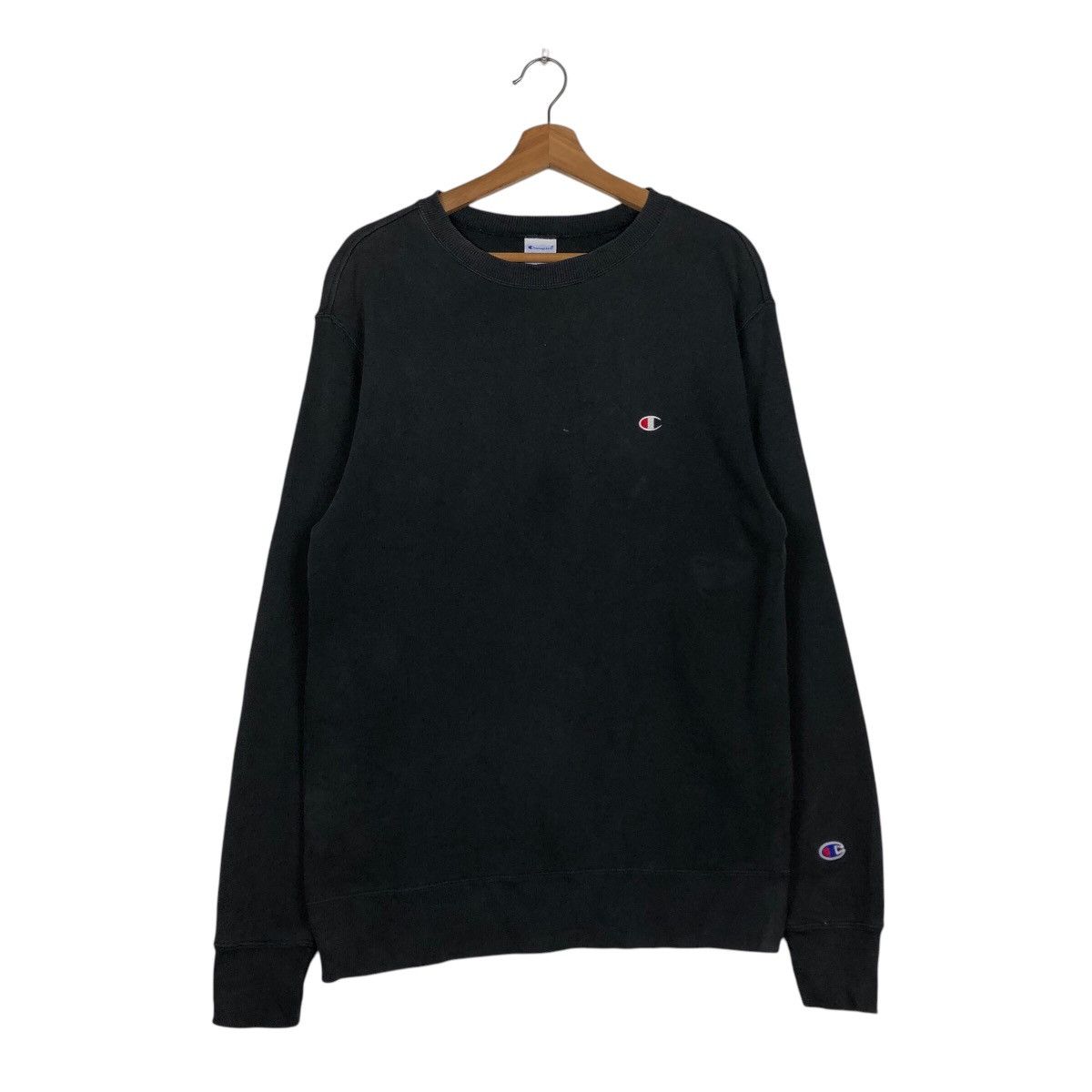 Japanese Brand × Vintage 📌Vintage Crewneck Sweatshirt Champion Long Sleeve Size US XL / EU 56 / 4 - 2 Thumbnail