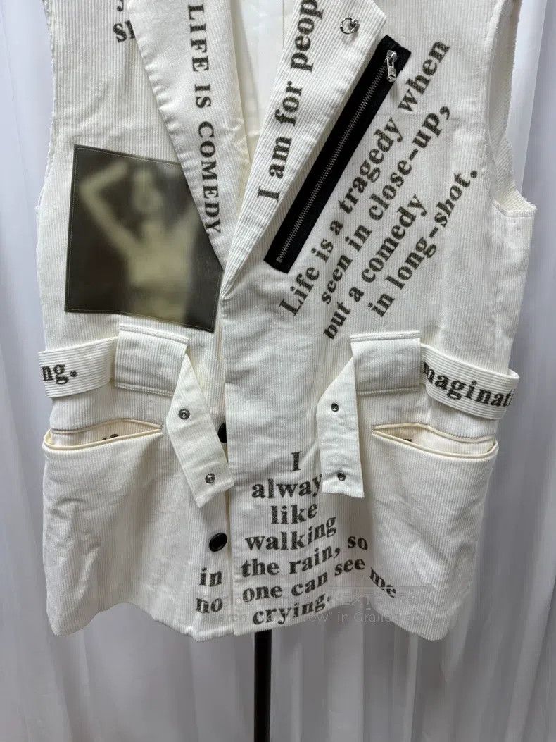 Takahiromiyashita The Soloist. Takahiromiyashita The Soloist. Velvet Patchwork Poetry Ves Size US S / EU 44-46 / 1 - 2 Thumbnail