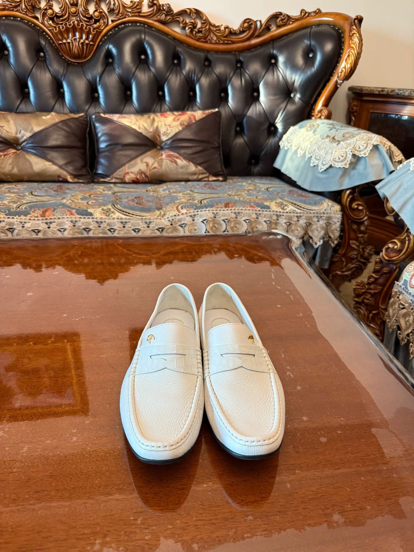 Stefano Ricci Stefano Ricci Men Croc-Calfskin Eagle US 9.5 Worn Once Size US 9.5 / EU 42-43 - 2 Thumbnail