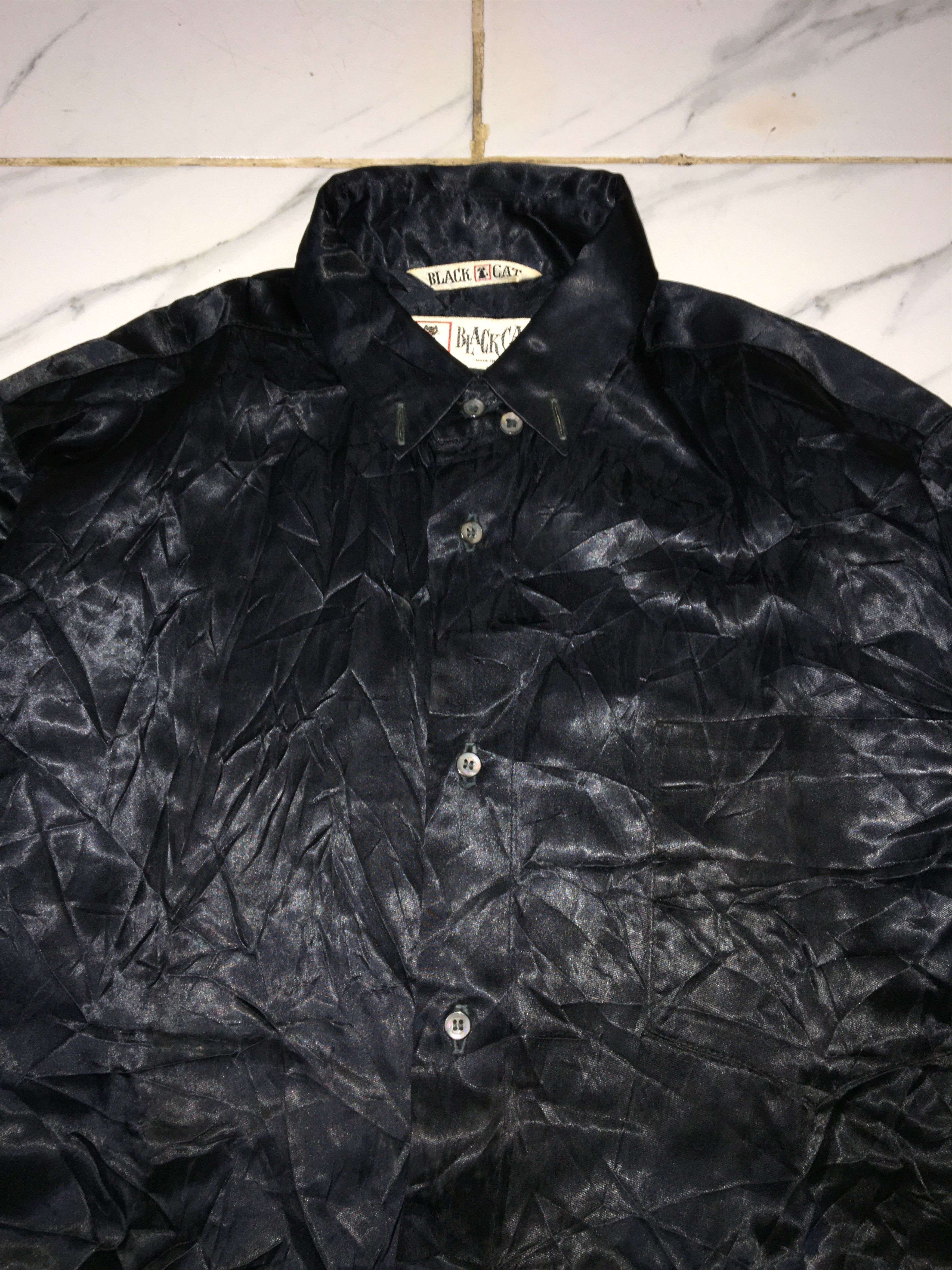 Vintage Vintage Black Cat Button Ups Size US M / EU 48-50 / 2 - 2 Thumbnail