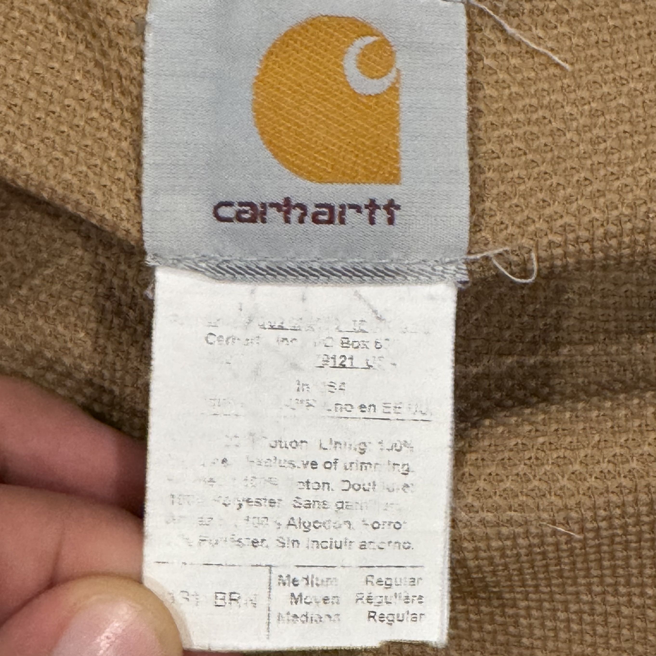 Carhartt Carhartt Men's Tan and Brown Jacket Size US M / EU 48-50 / 2 - 3 Thumbnail