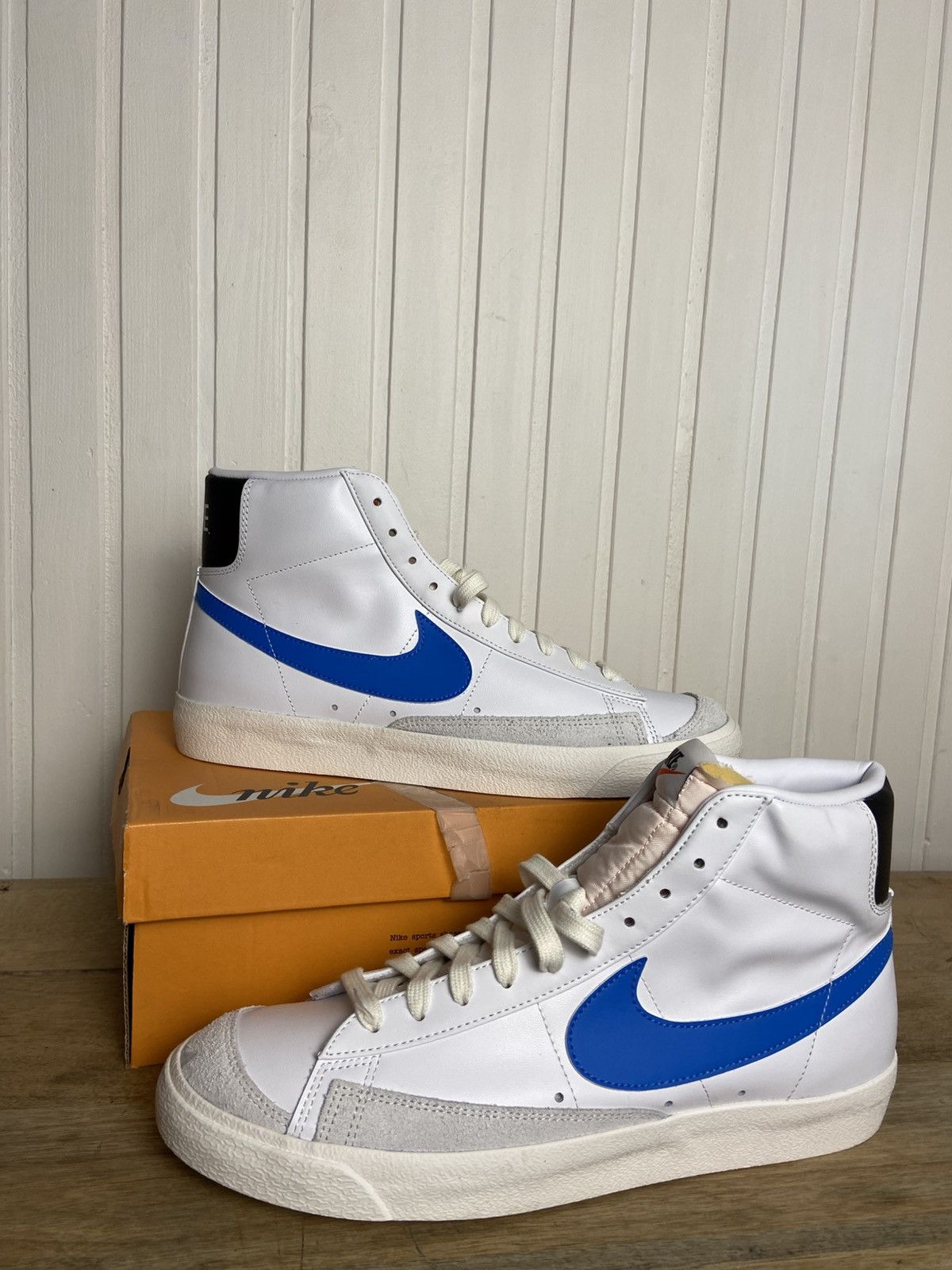 Nike New Nike Blazer Mid 77 Vintage Authentic White 11US Size US 11 / EU 44 - 8 Thumbnail