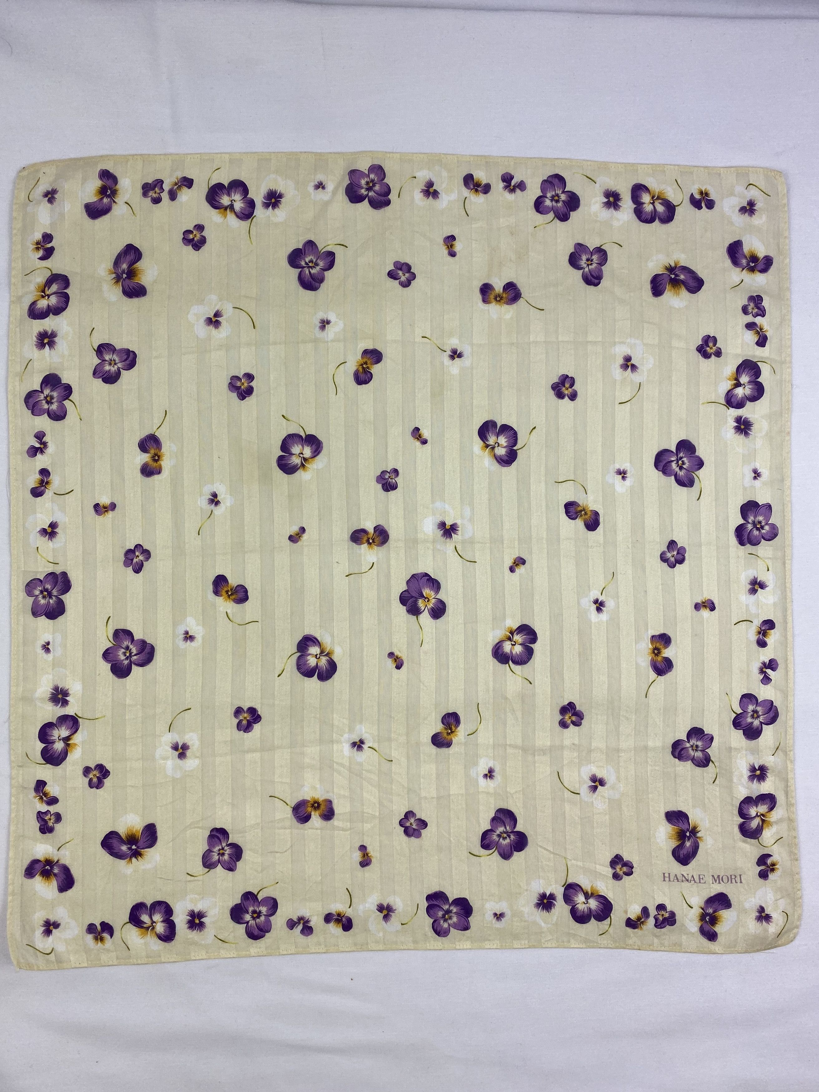 Hanae Mori × Japanese Brand × Vintage Hanae Mori Handkerchief / Bandana / Neckerchief Size ONE SIZE - 3 Thumbnail
