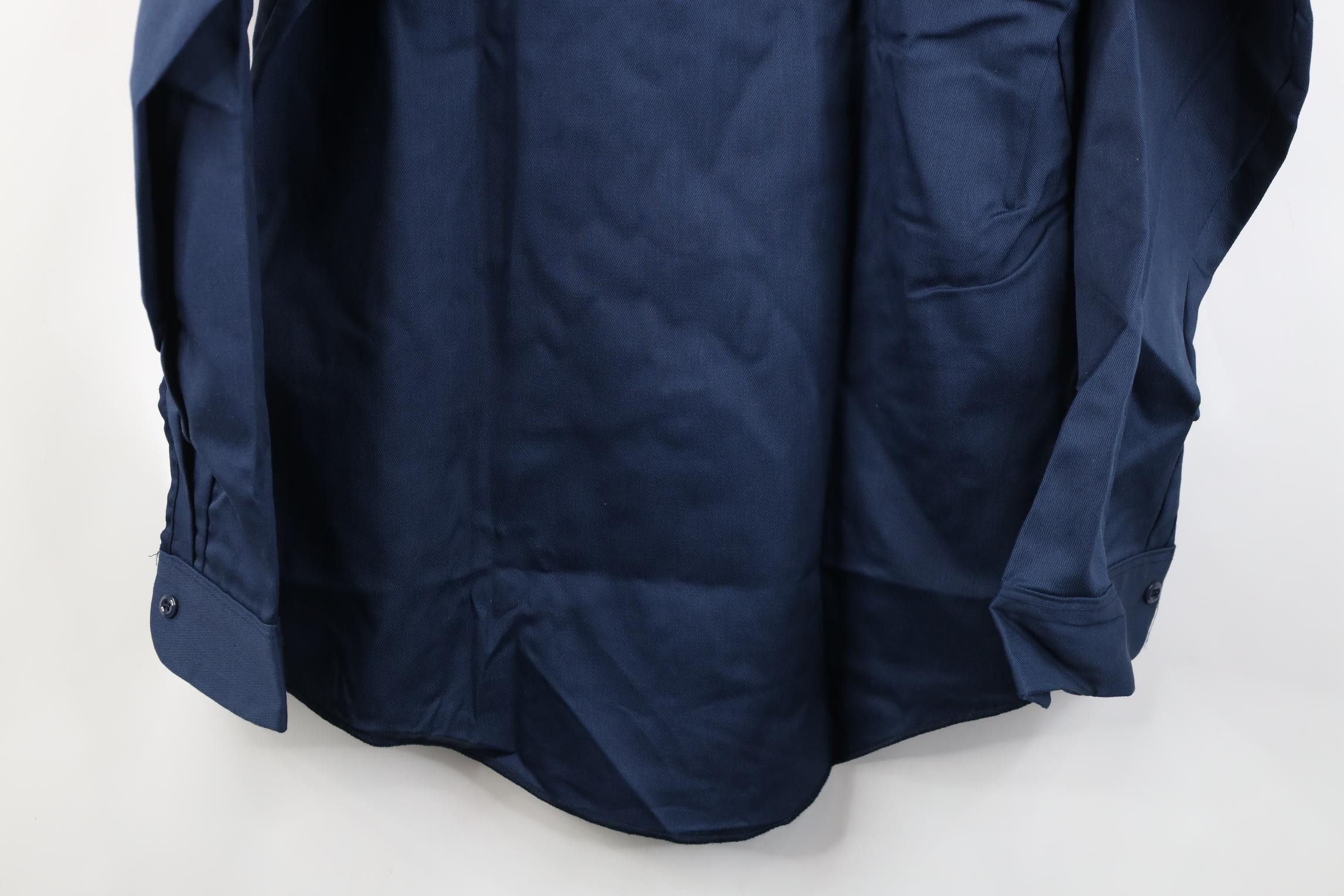 Dickies Deadstock Vintage 90s Dickies Mechanic Button Shirt Blue USA Size US M / EU 48-50 / 2 - 13 Thumbnail