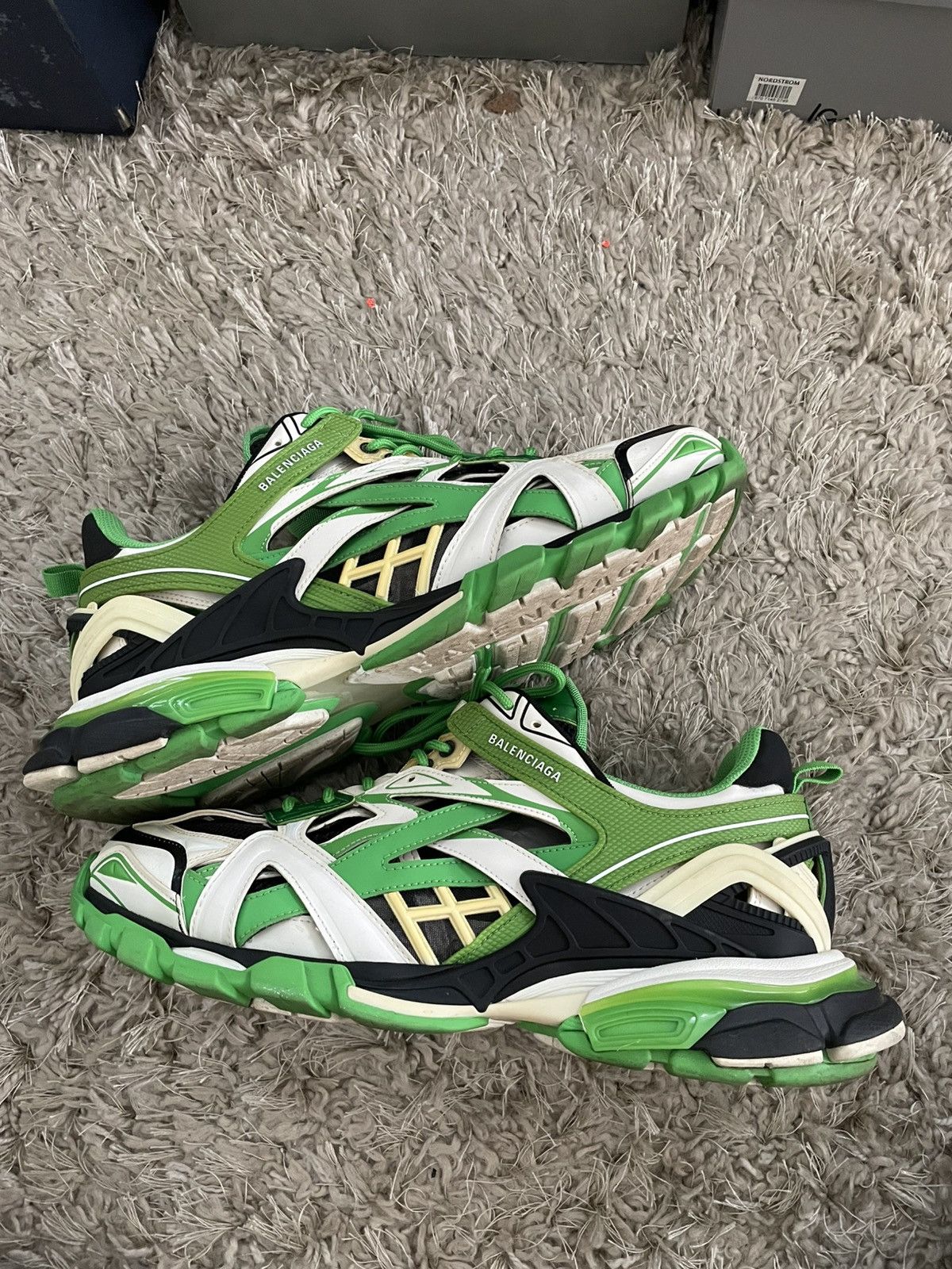 Balenciaga Balenciaga Track 2 Green/White/Black Size US 13 / EU 46 - 2 Thumbnail