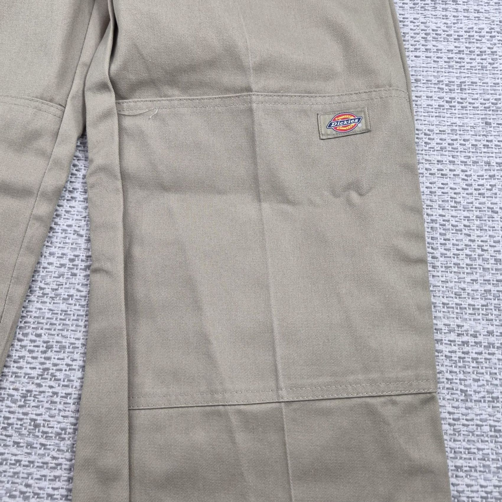 Dickies Dickies Pants Mens 30x32 Beige Carpenter Loose Fit Workwear Utility Double Knee Pants Mens 30x32 Beige Dickies Size US 30 / EU 46 - 4 Thumbnail
