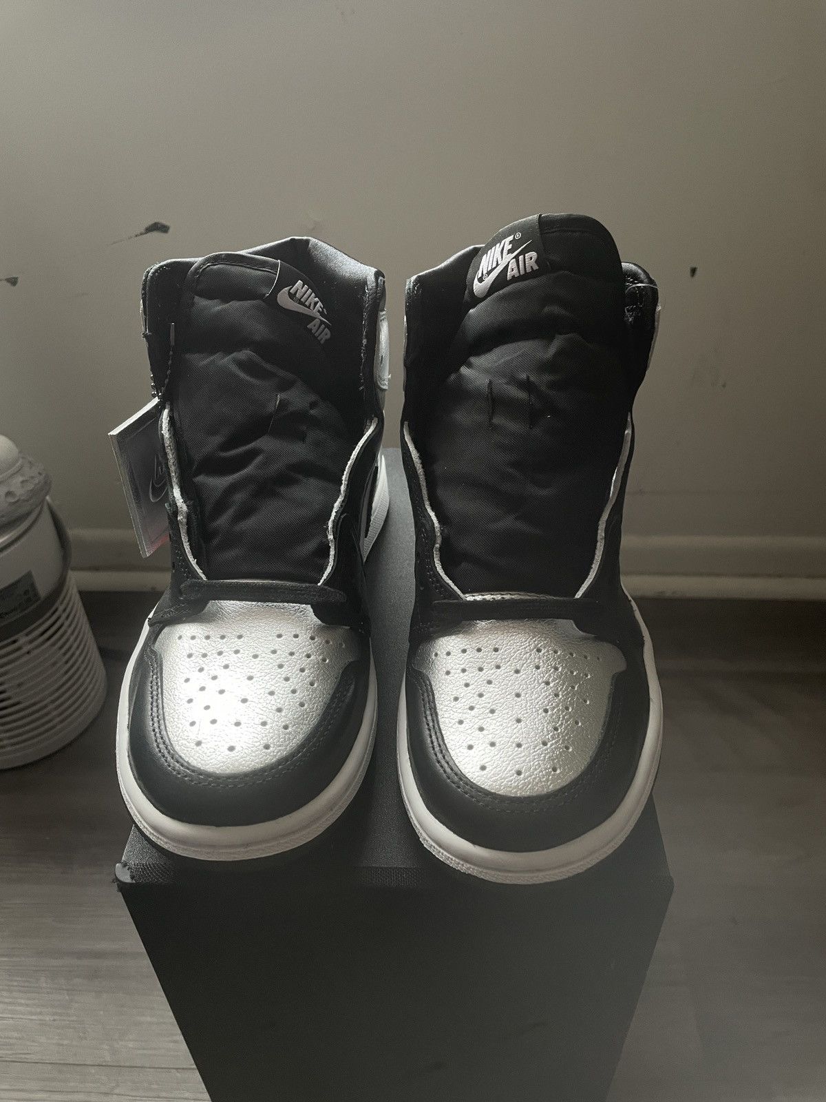 Jordan Brand × Nike SILVER TOE JORDAN 1 Size US 6.5 / IT 36.5 - 4 Thumbnail