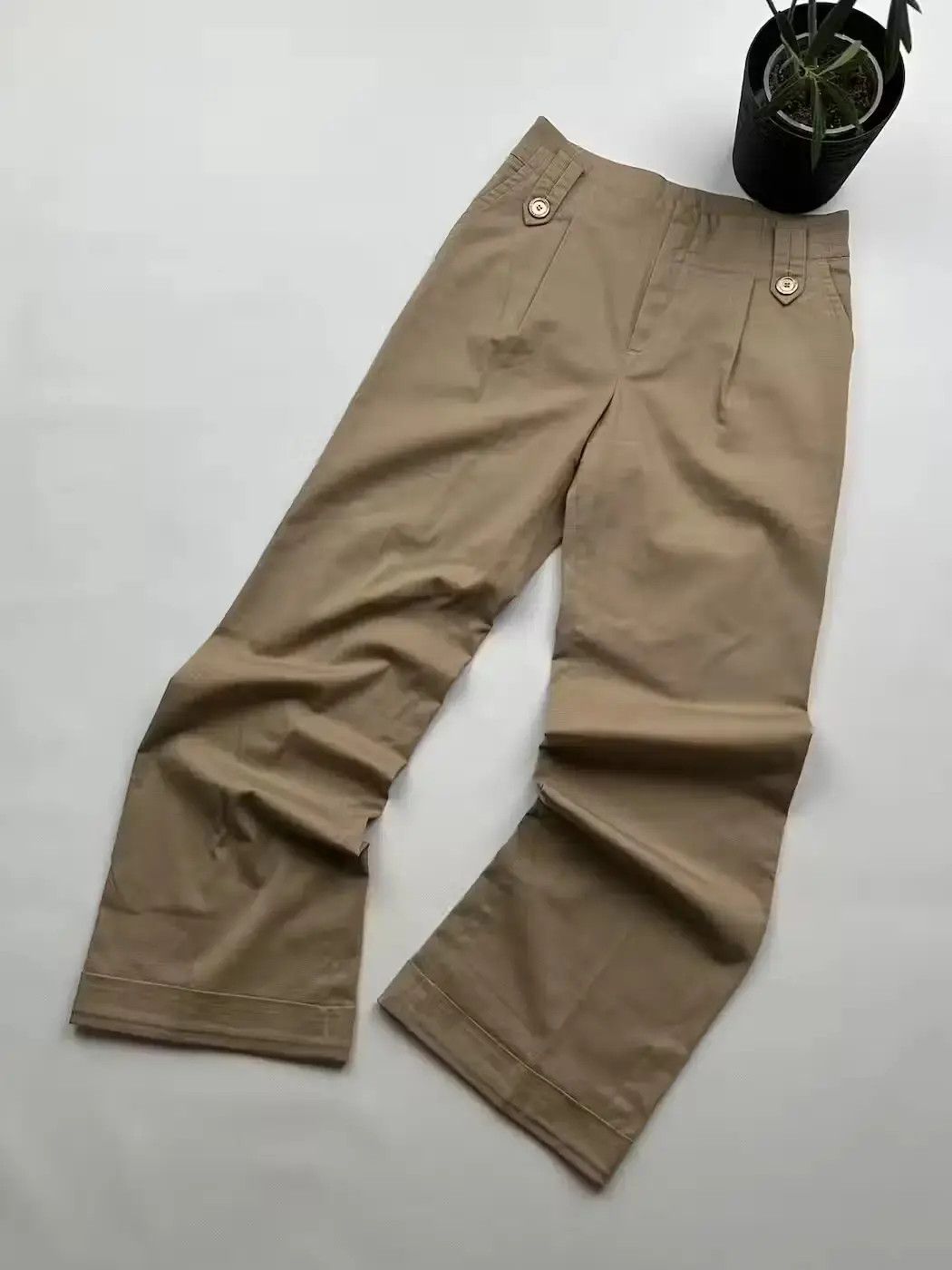 Burberry Burberry Light Flare Vintage Pants (486) Size 26" / US 2 / IT 38 - 1 Thumbnail