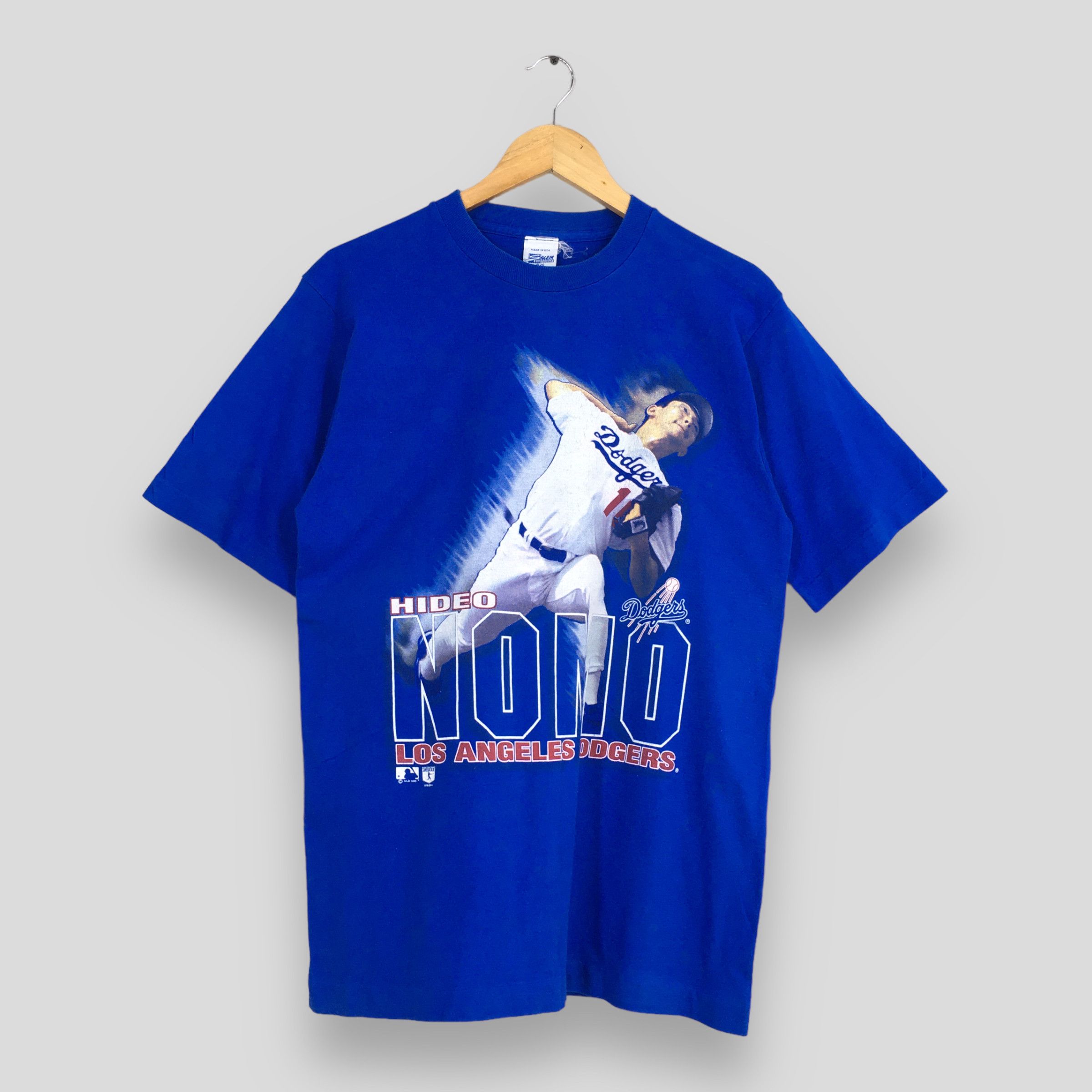 Vintage Los Angeles Dodgers Baseball Blue T shirt Small