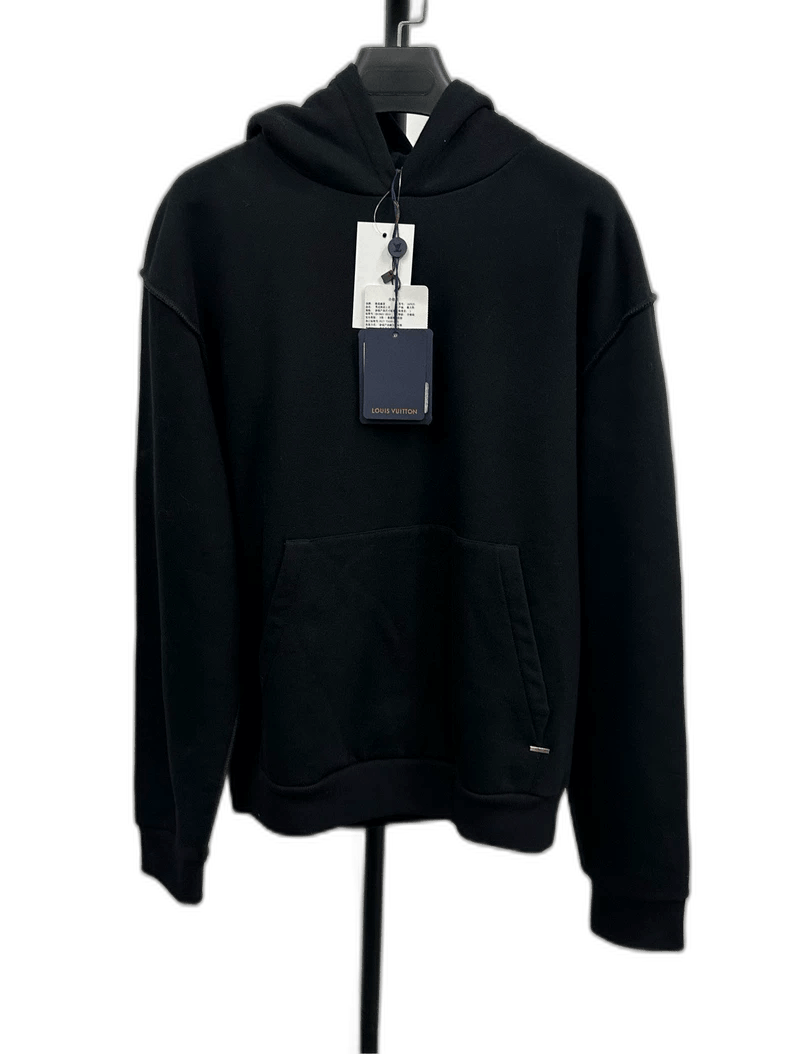 Louis Vuitton Louis Vuitton Black Long Sleeve Hoodie-yf Size US S / EU 44-46 / 1 - 1 Thumbnail