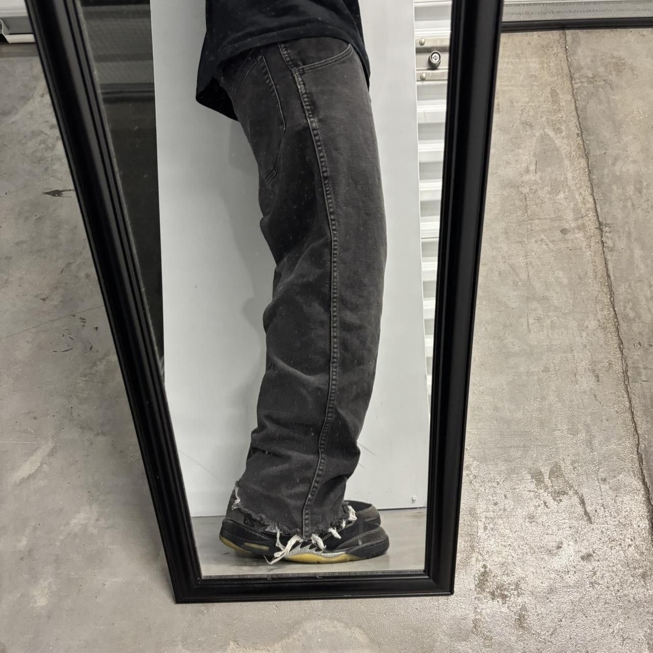 Vintage Crazy Vintage Y2K/2000s Grunge Faded Black Denim Jeans! 34x25 Size US 34 / EU 50 - 2 Thumbnail