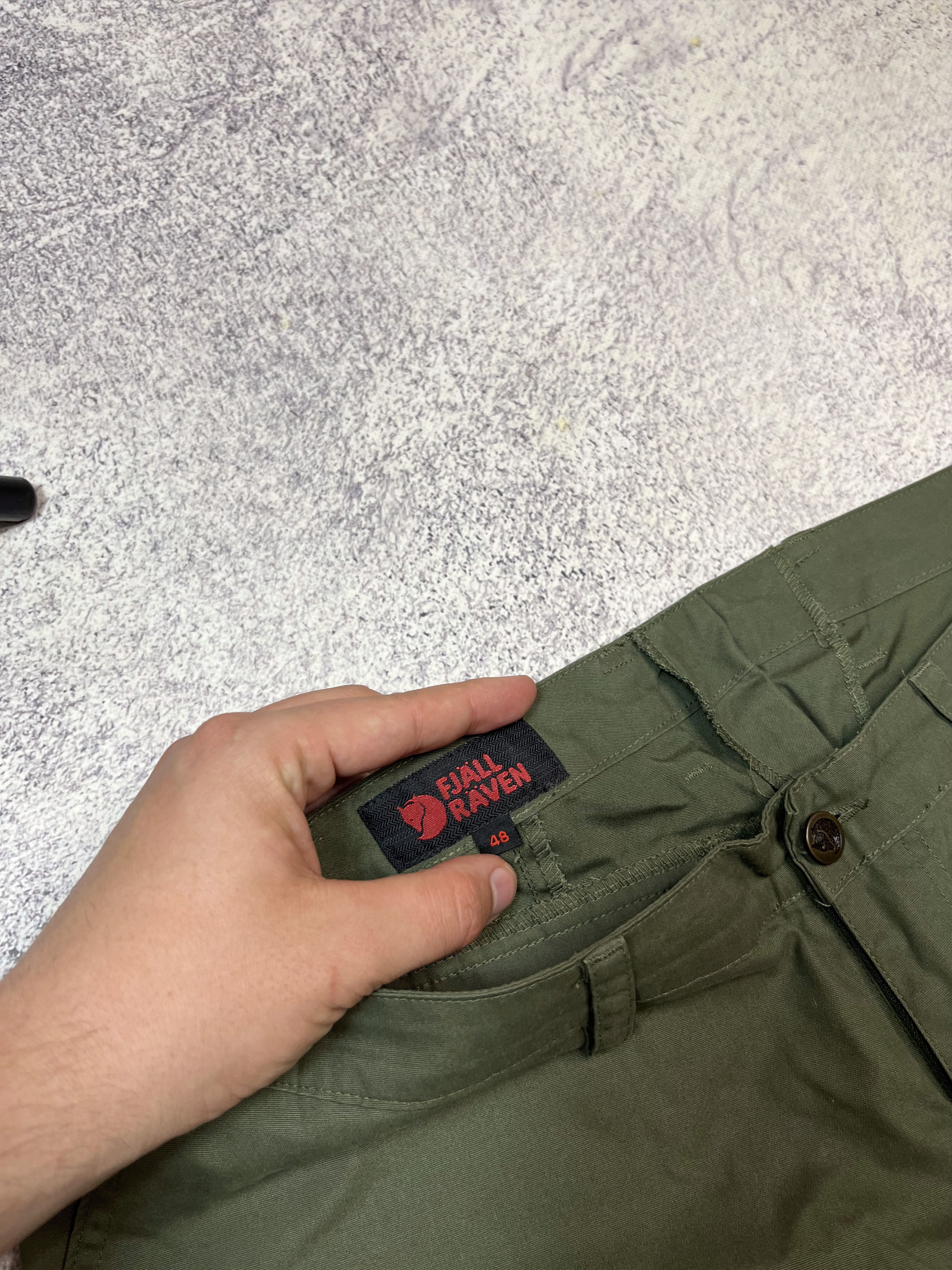 Fjallraven Fjallraven G-1000 Green Trekking Cargo Pants Trousers Men's Size US 32 / EU 48 - 6 Thumbnail