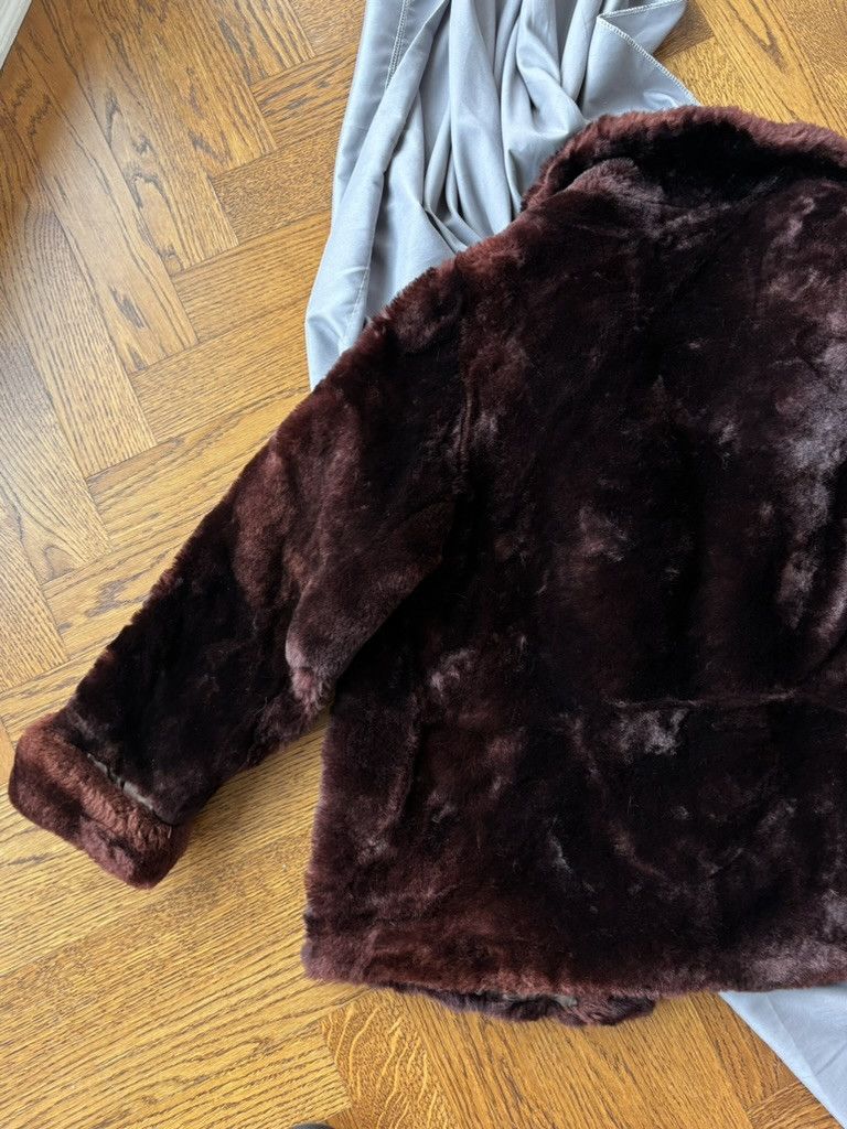 Vintage 1950s Fur Coat Vintage Sheared Beaver Overcoat Cropped Mob Size US S / EU 44-46 / 1 - 13 Thumbnail