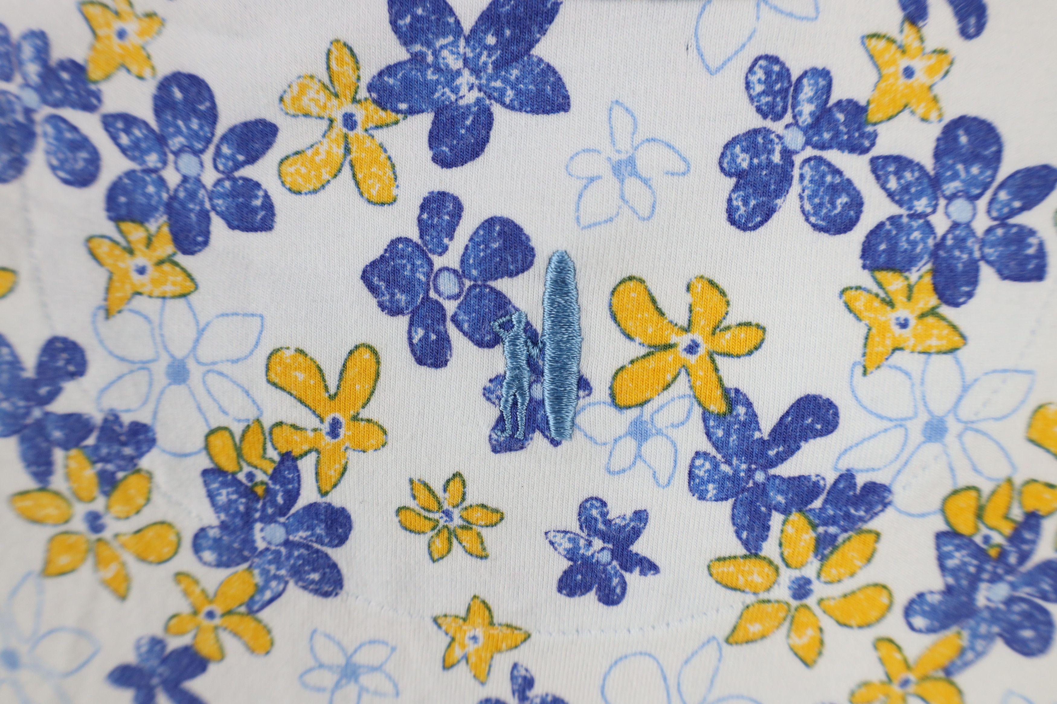 Vintage × johnnie-O Johnnie O Floral Flower All Over Print Stretch Polo Shirt Size US M / EU 48-50 / 2 - 9 Thumbnail