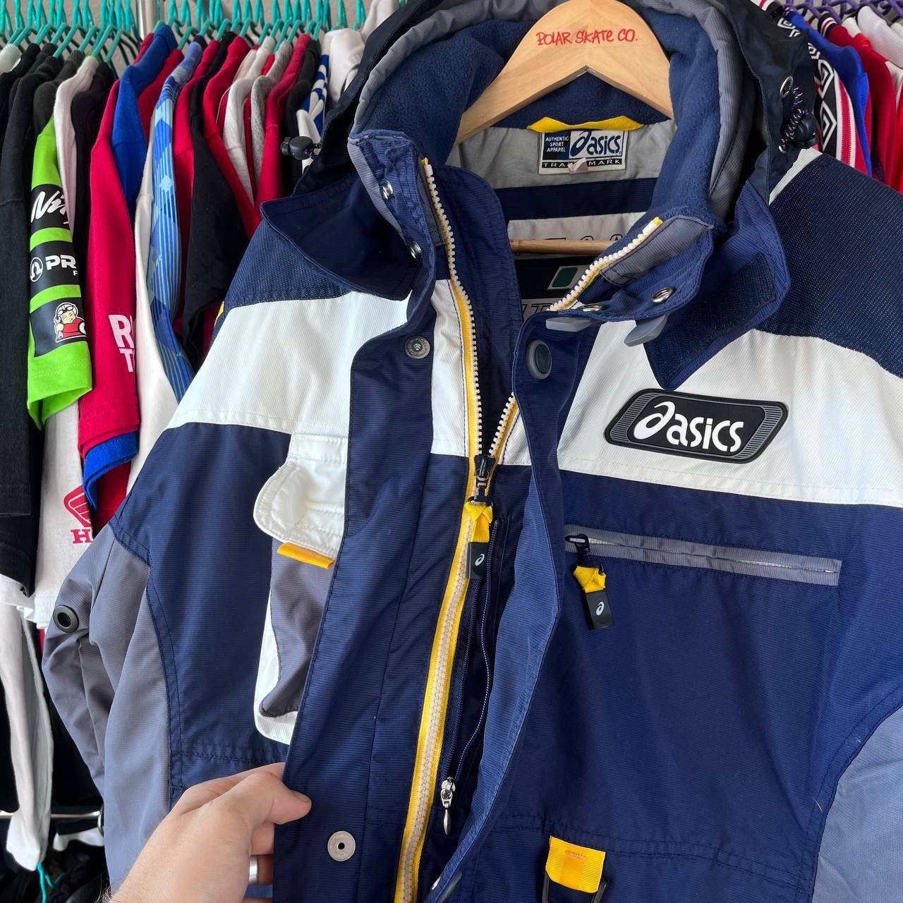 Asics 90s Asics Italia Ski Team Winter Olympic Games Jacket Size US L / EU 52-54 / 3 - 3 Thumbnail