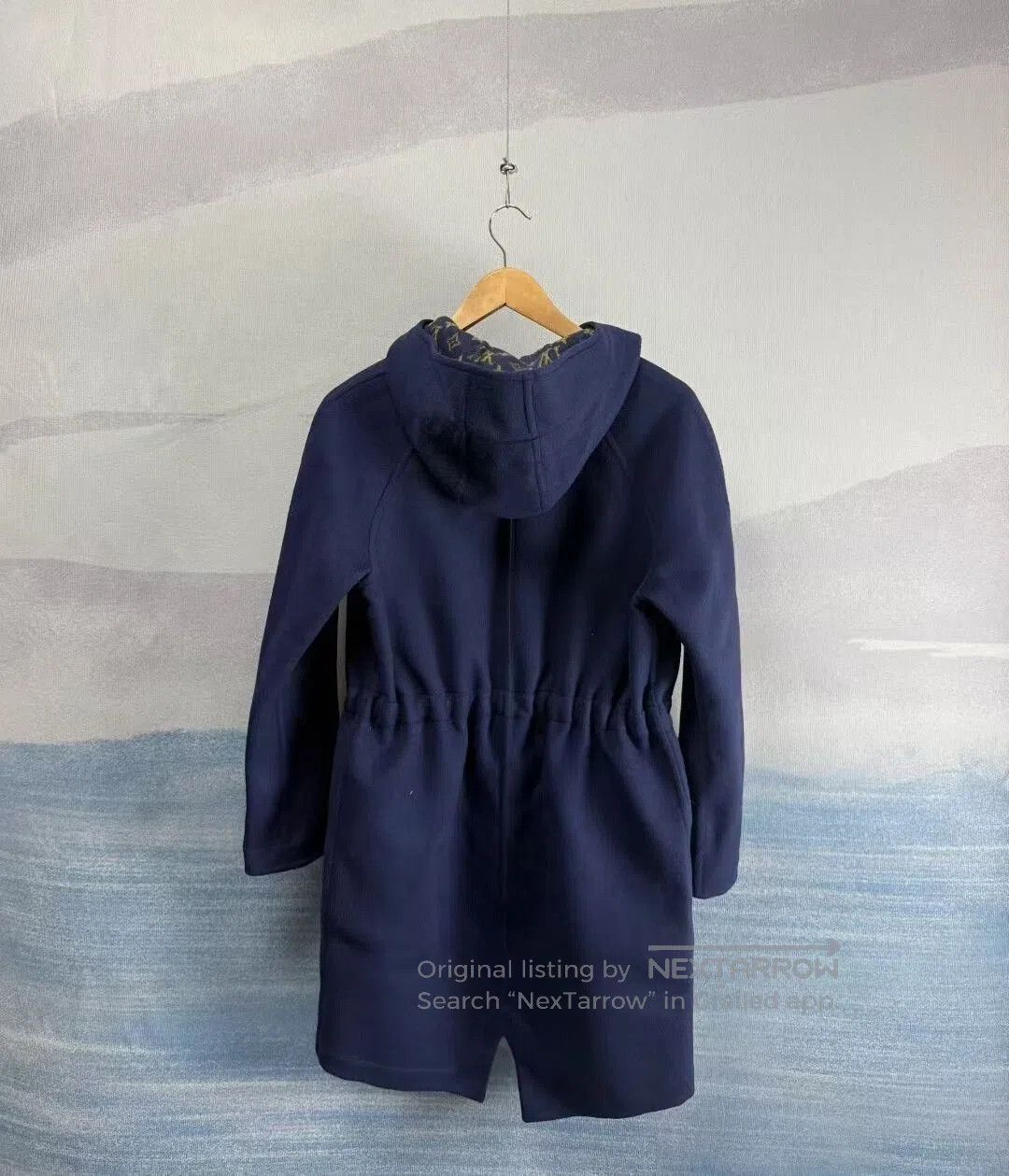 Louis Vuitton Louis Vuitton Deep Blue Wool Coat with Hood. Size XS / US 0-2 / IT 36-38 - 2 Thumbnail