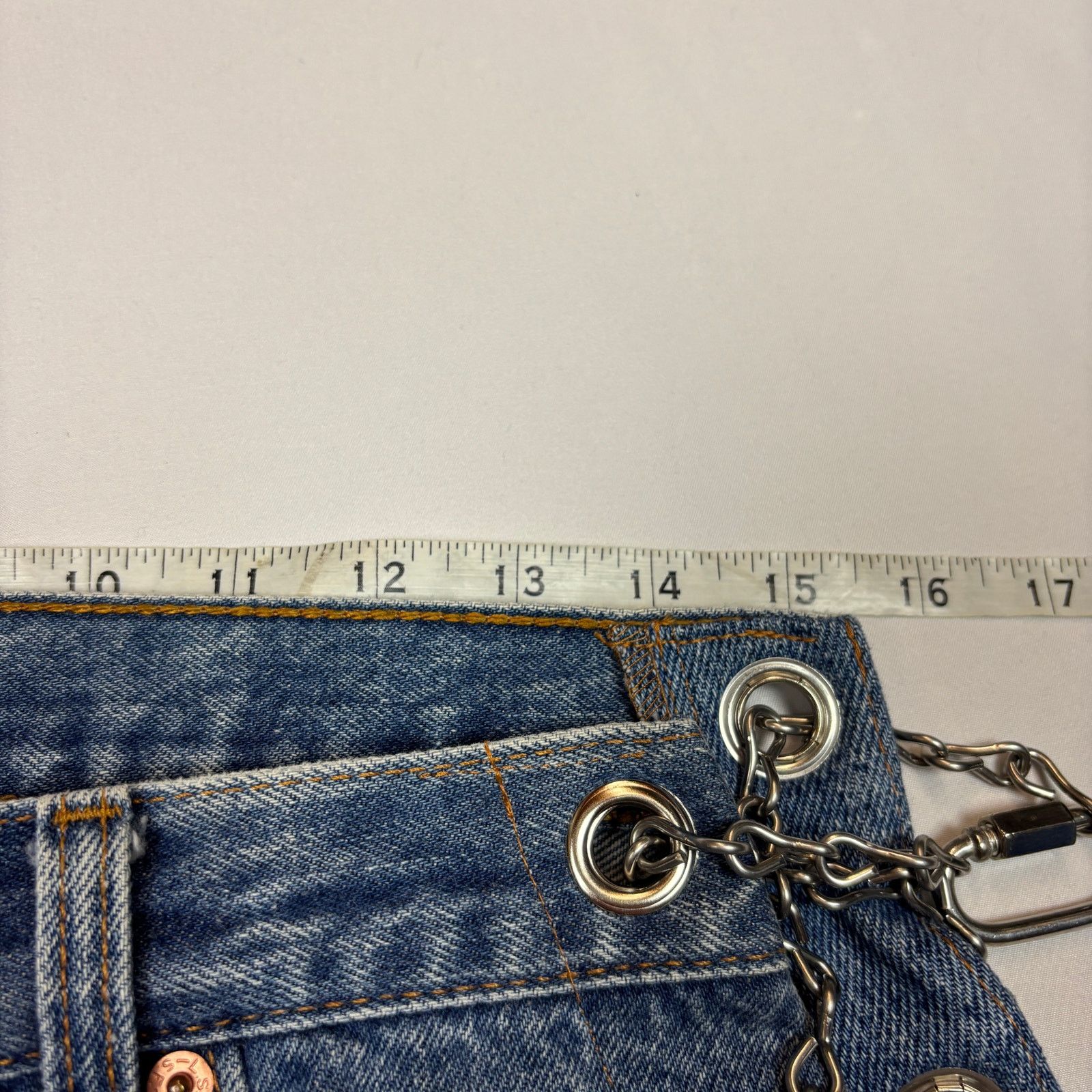 EB Denim EB Denim Chain Vintage 90s Levi's Jeans Straight Large Size 30" / US 8 / IT 44 - 5 Thumbnail