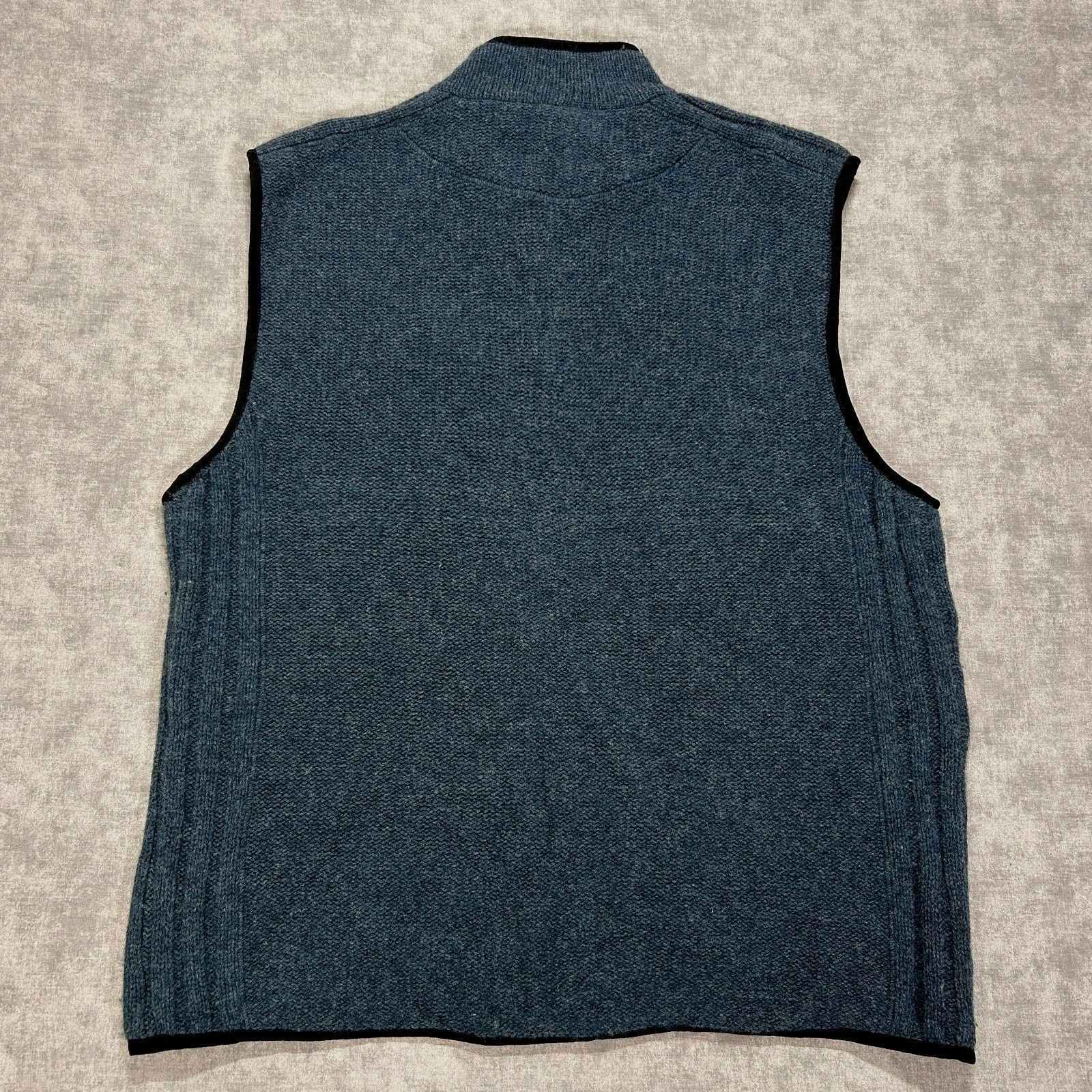 The Territory Ahead VTG The Territory Ahead Lambswool sweater vest 1/4 zip ms XL Size US XL / EU 56 / 4 - 2 Thumbnail