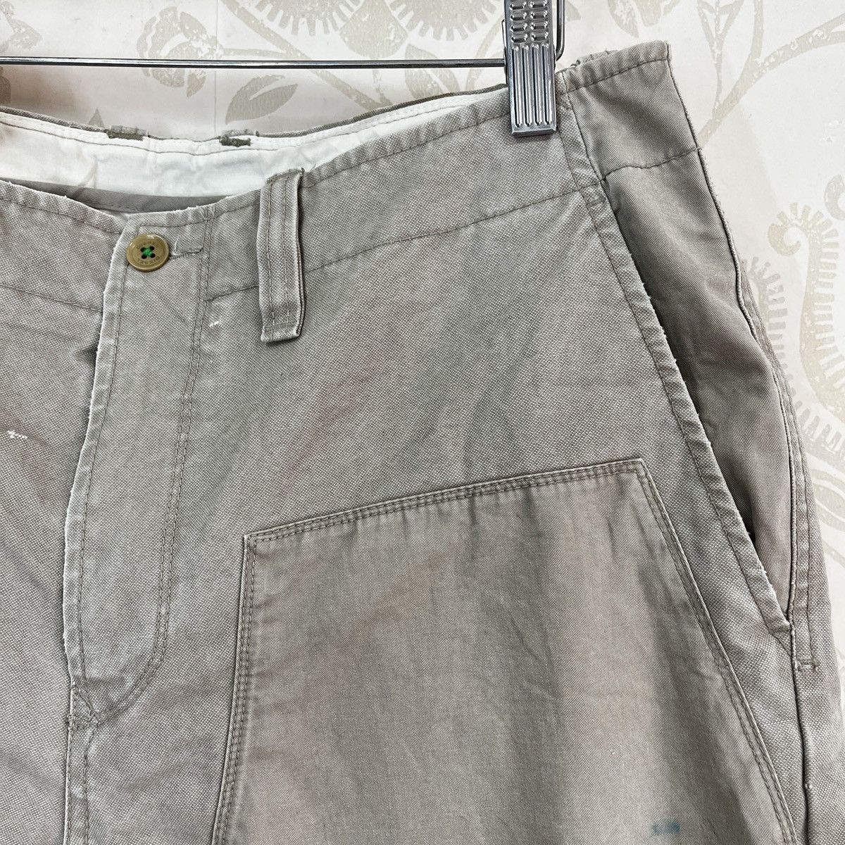 Diesel Diesel Black Printed Khaki Canvas Trousers Pants Size US 32 / EU 48 - 7 Thumbnail