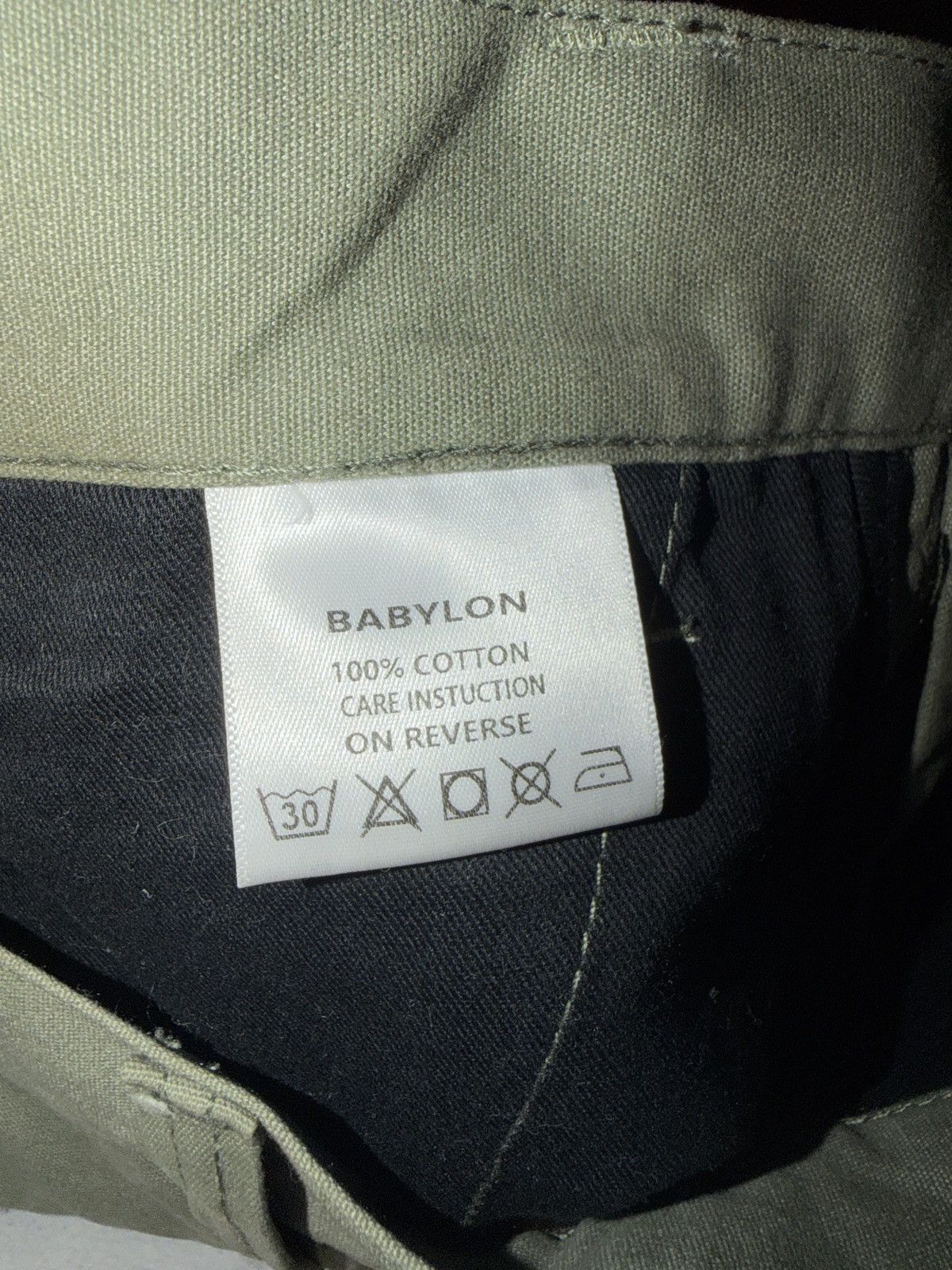 Babylon Babylon Olive Green Chino Pants Size US 34 / EU 50 - 5 Thumbnail
