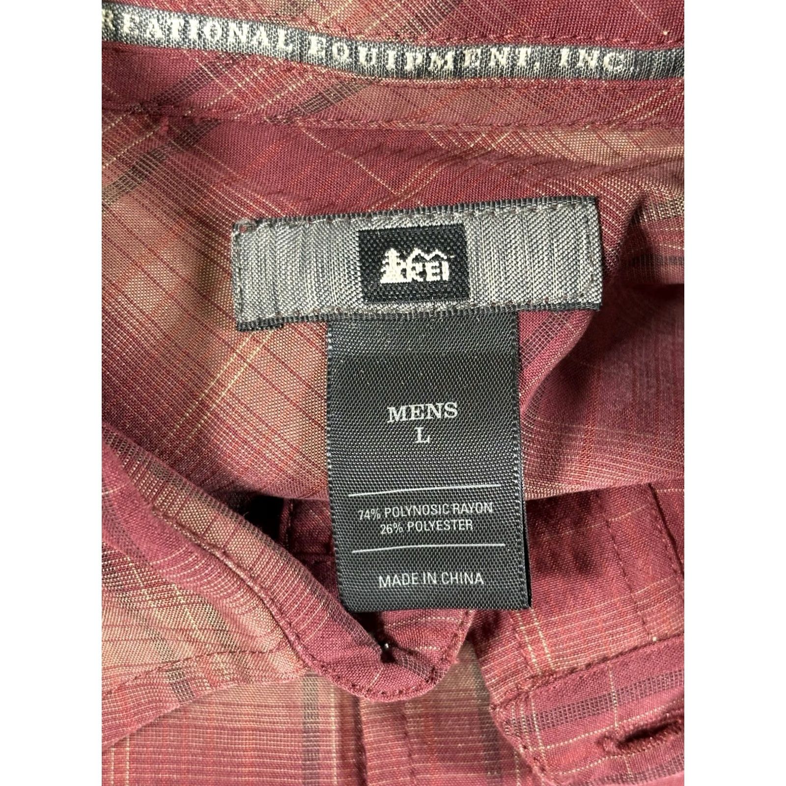 Vintage VINTAGE REI Button Down Long Sleeve Shirt Red Plaid Outdoors Men’s Size Large Shirt Size US L / EU 52-54 / 3 - 5 Thumbnail