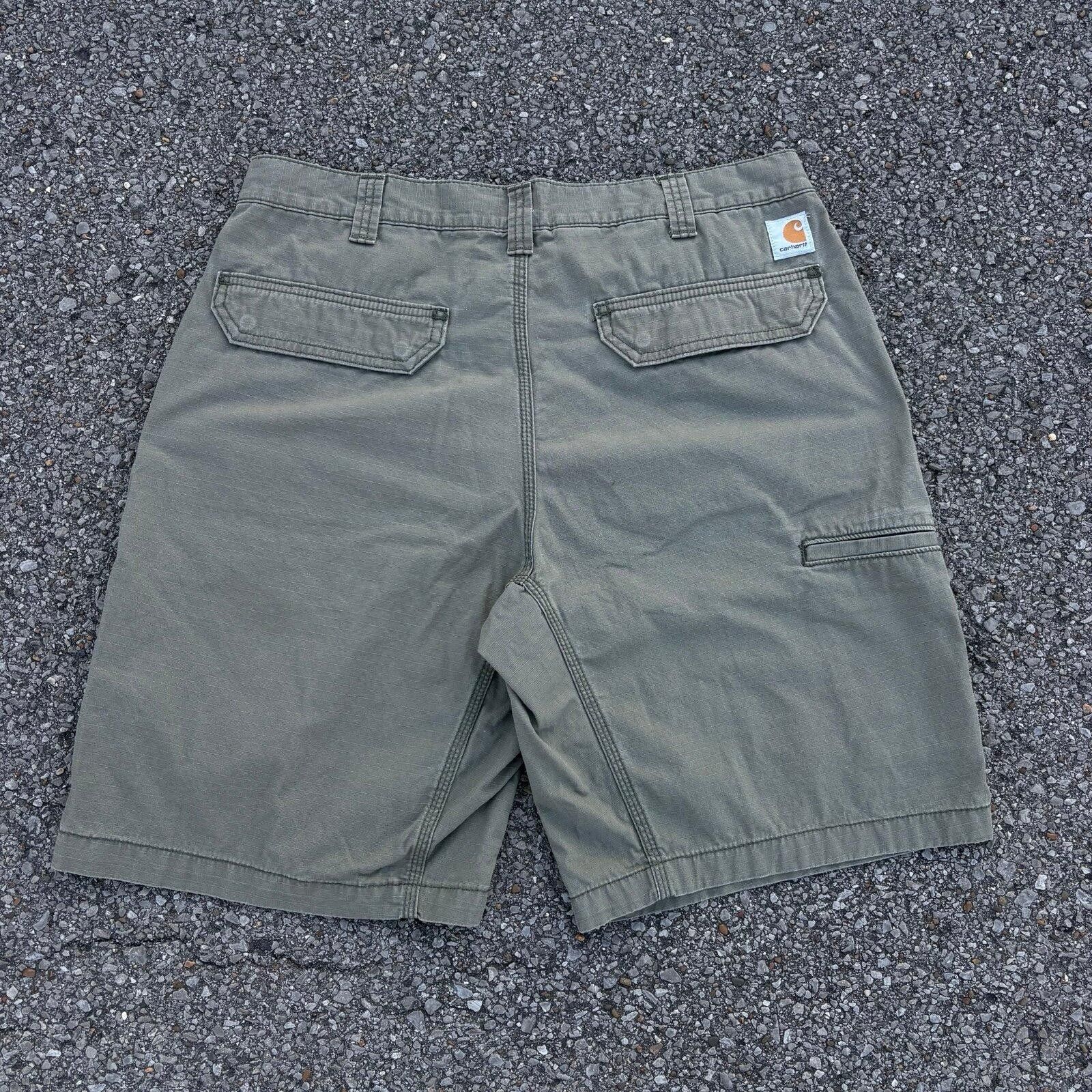 Vintage 90s olive green Carhartt jorts