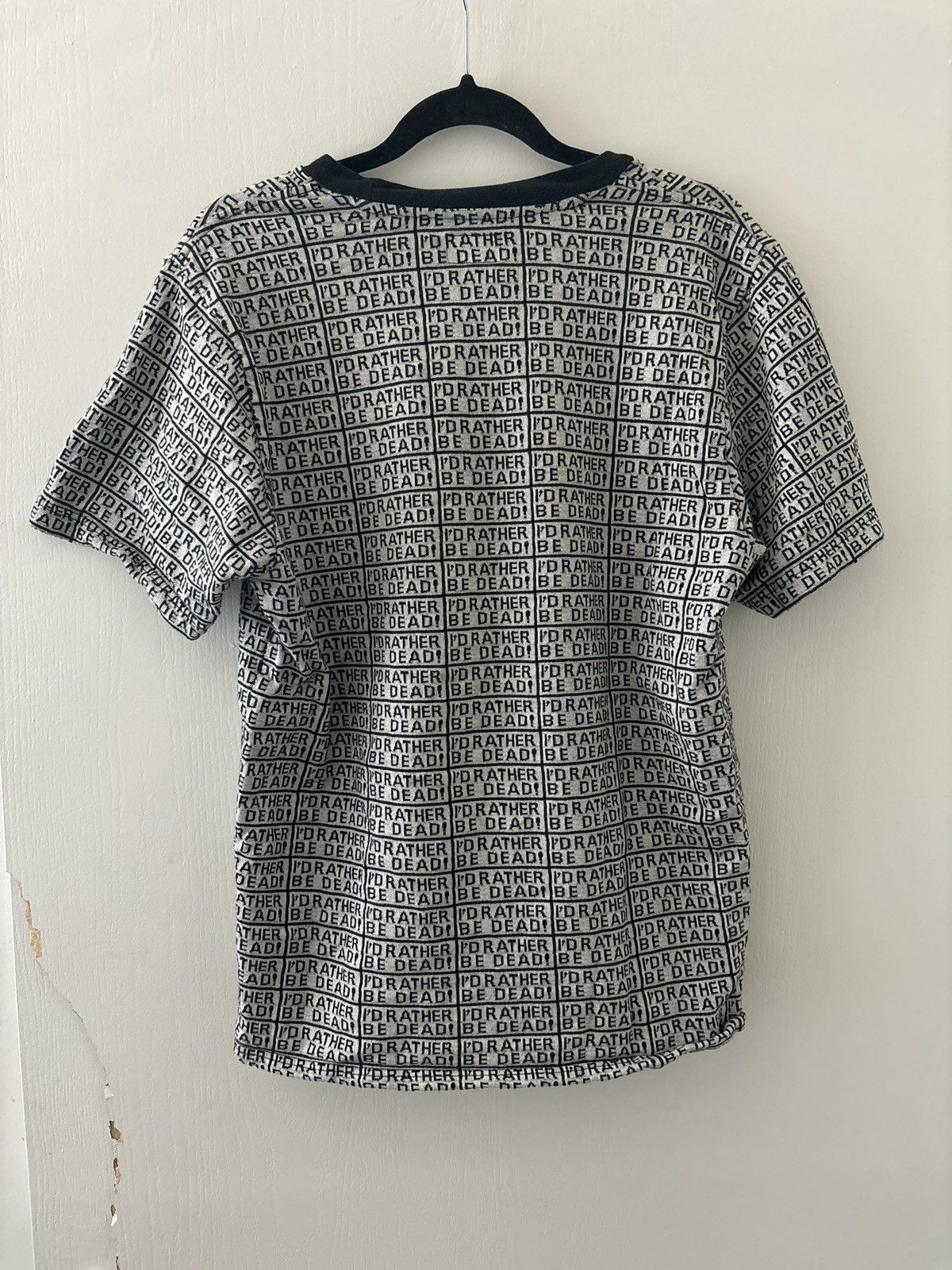 Supreme Supreme “Rather be dead” knit jacquard short sleeve shirt. Size US M / EU 48-50 / 2 - 2 Thumbnail