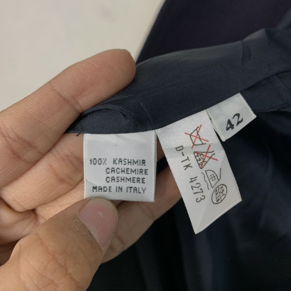 Other Italian Designer Monique Double Breasted Cashmere Coat Size M / US 6-8 / IT 42-44 - 16 Thumbnail