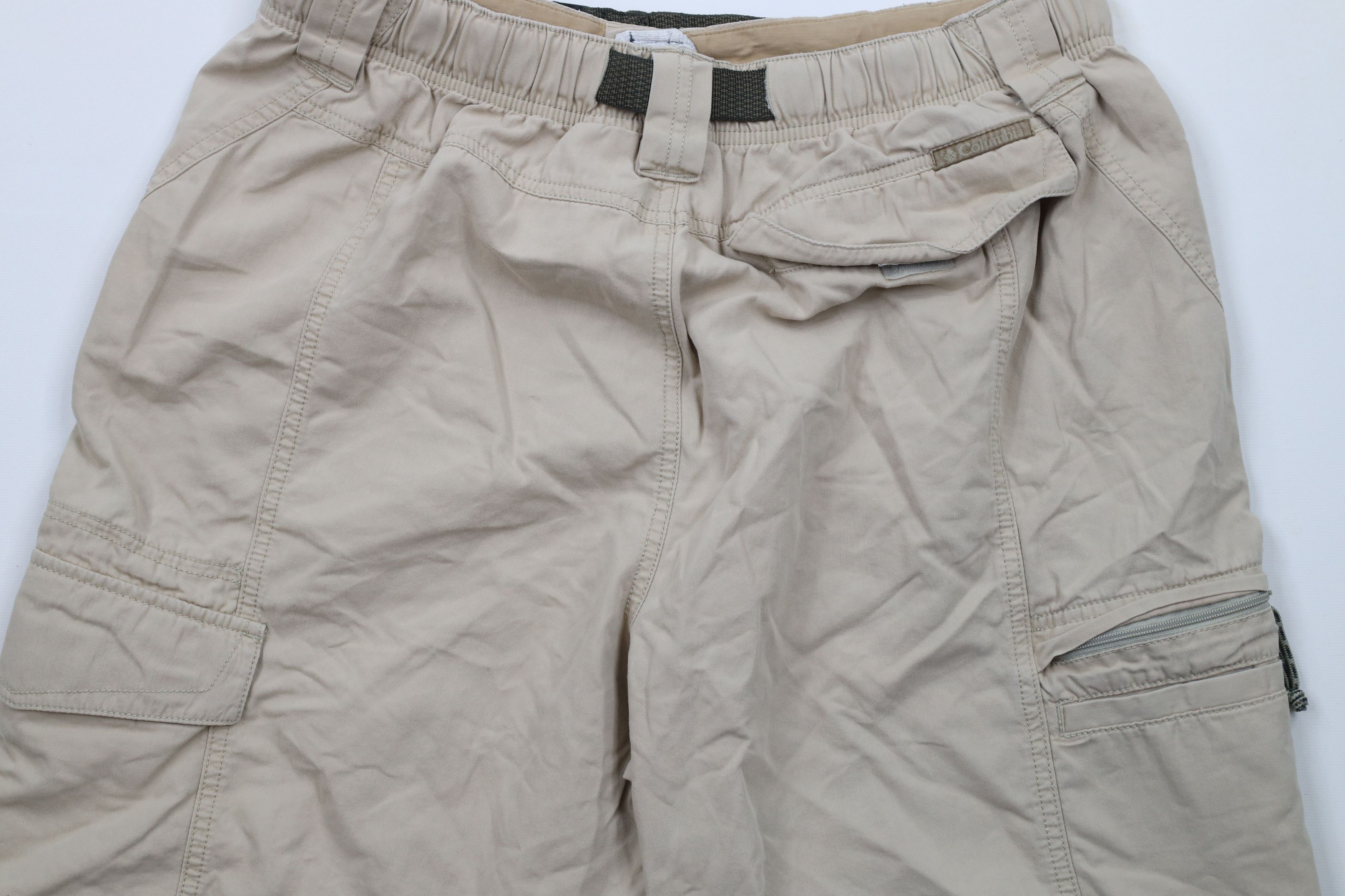 Columbia × Vintage Vintage Columbia Belted Above Knee Cargo Shorts Beige Khaki Size US 34 / EU 50 - 13 Thumbnail