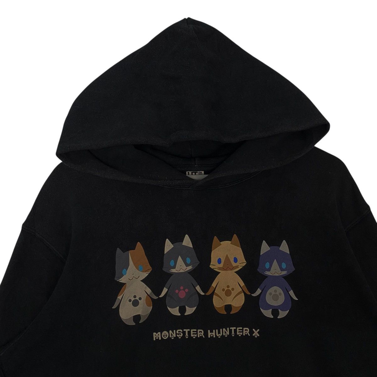 Other Vintage UT Monster Hunter Hoodie Black Jumper Size L Size US L / EU 52-54 / 3 - 4 Thumbnail