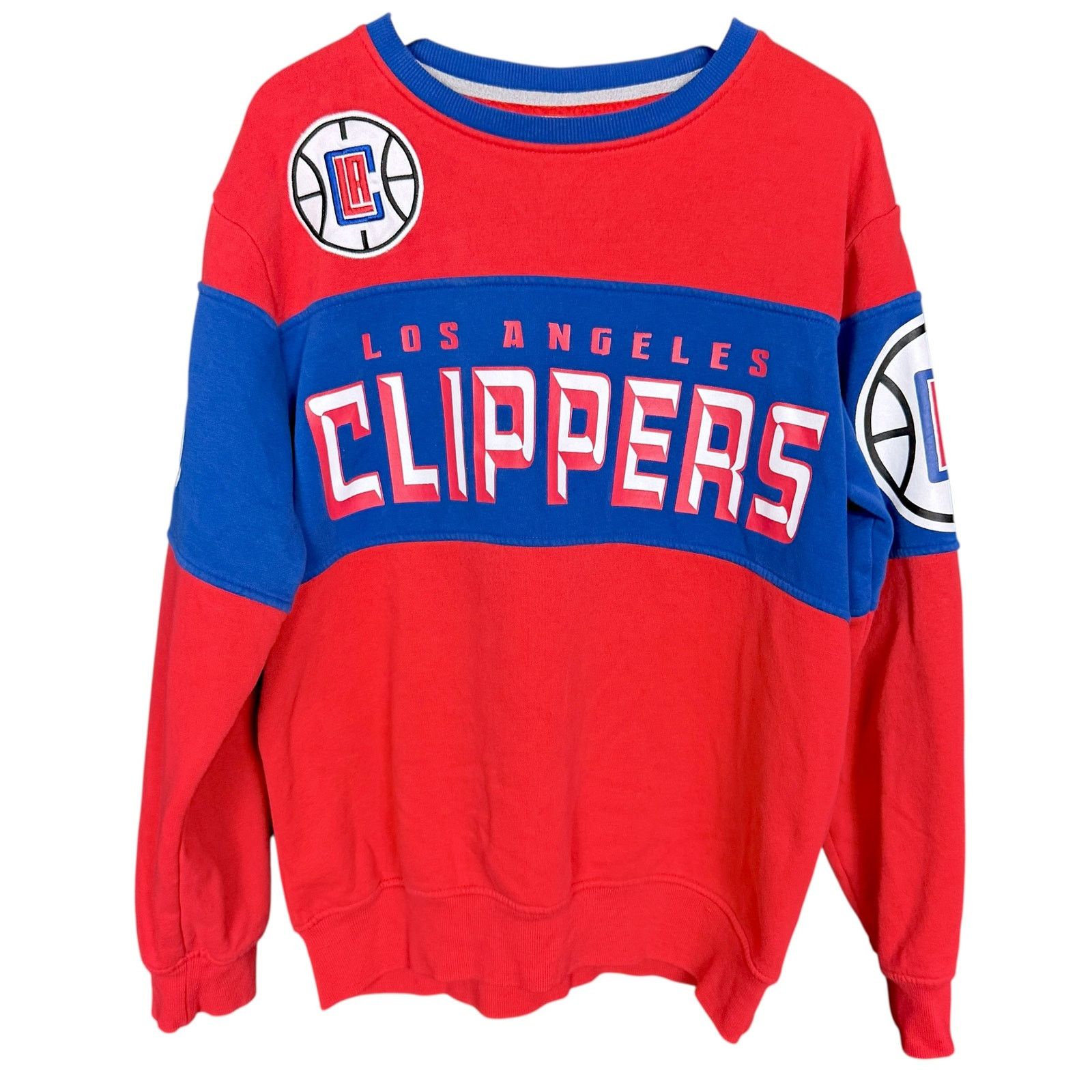 G-III LA Clippers Mens G-III Sports Carl Banks Red Blue Sweatshirt Size US L / EU 52-54 / 3 - 8 Thumbnail