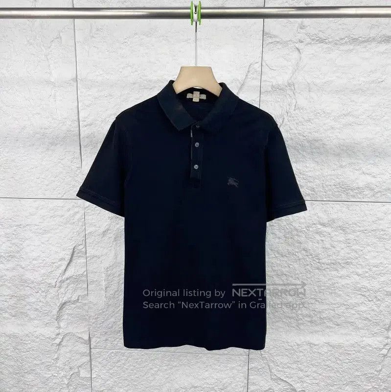 Burberry Burberry Black Cotton Women's Polo Shirt. Size S / US 4 / IT 40 - 1 Thumbnail