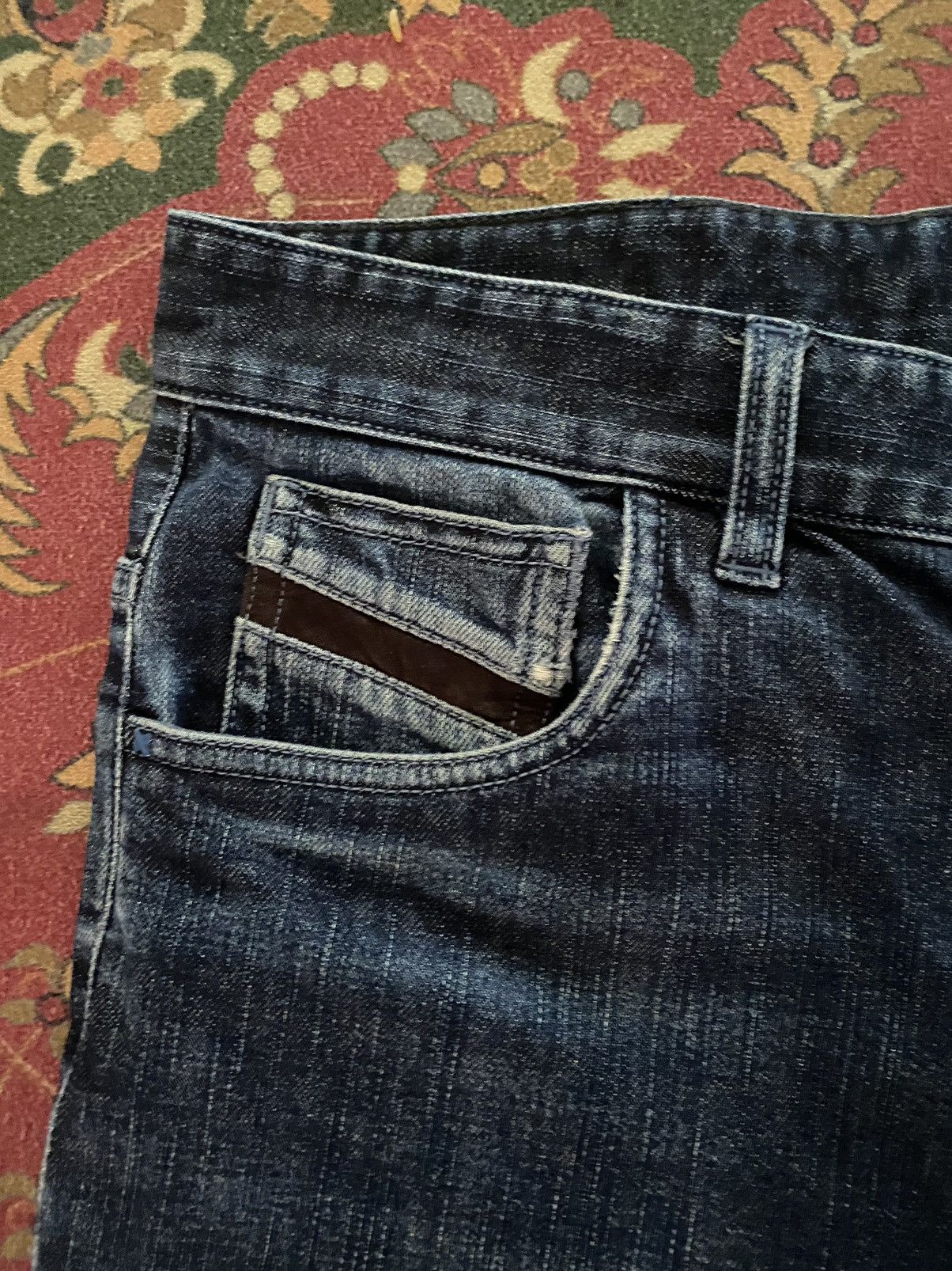 BMW Vintage Bmw Rare Design Blue Denim Size US 34 / EU 50 - 4 Thumbnail