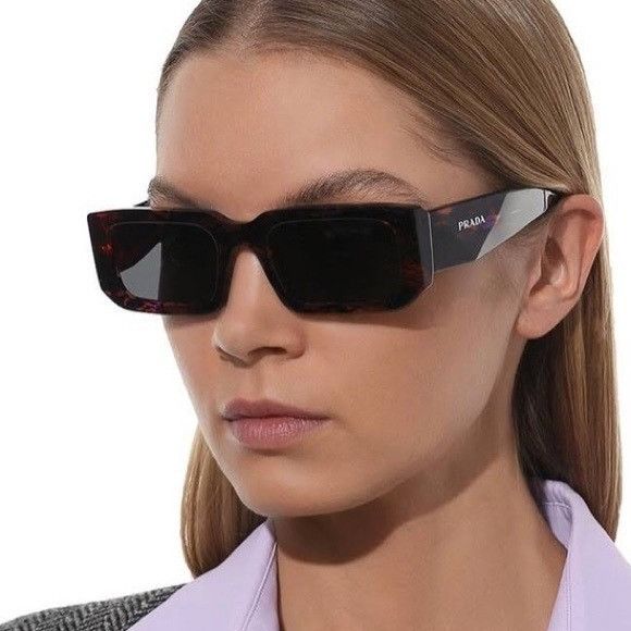 Prada NEW PRADA PR06YS 06V5S0 UNISEX SQUARE SUNGLASSES PRADA SPR 0 Size ONE SIZE - 1 Thumbnail
