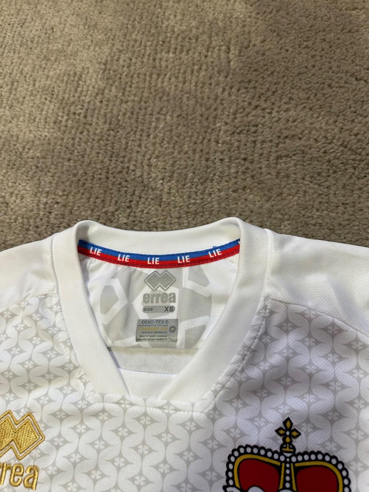 Errea Errea 2022/2024 LIECHTENSTEIN THIRD Football SHIRT Soccer Size US XS / EU 42 / 0 - 5 Thumbnail