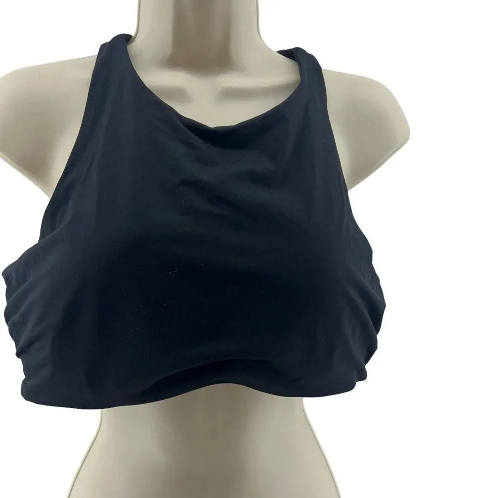 Athleta Athleta Maldives Bra Cup Bikini Top 38B/C Solid Black Size ONE SIZE - 2 Thumbnail