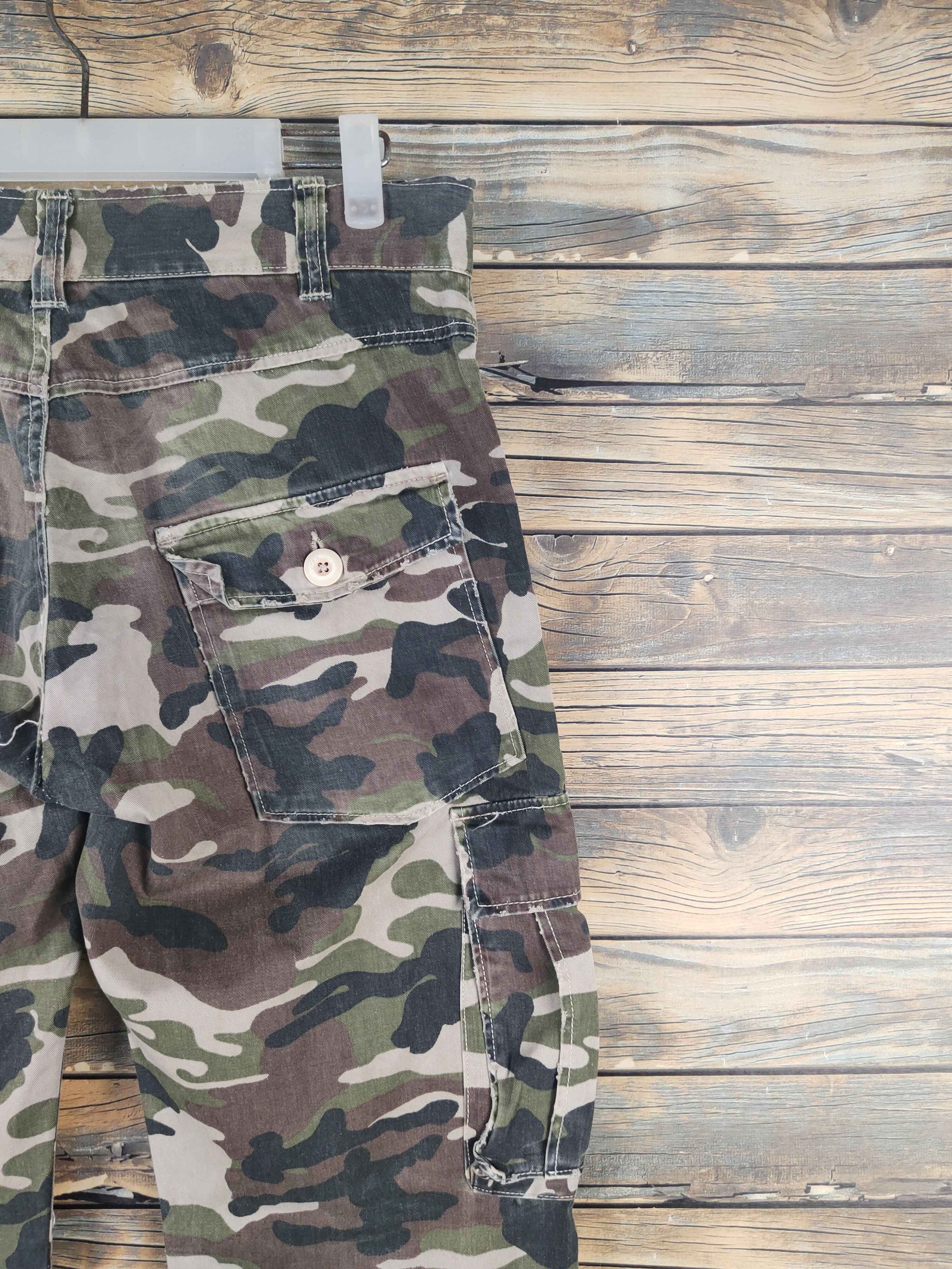 Japanese Brand DL Over Whelm Camouflage Multipocket Cargo Pants #46-002 Size US 32 / EU 48 - 10 Thumbnail