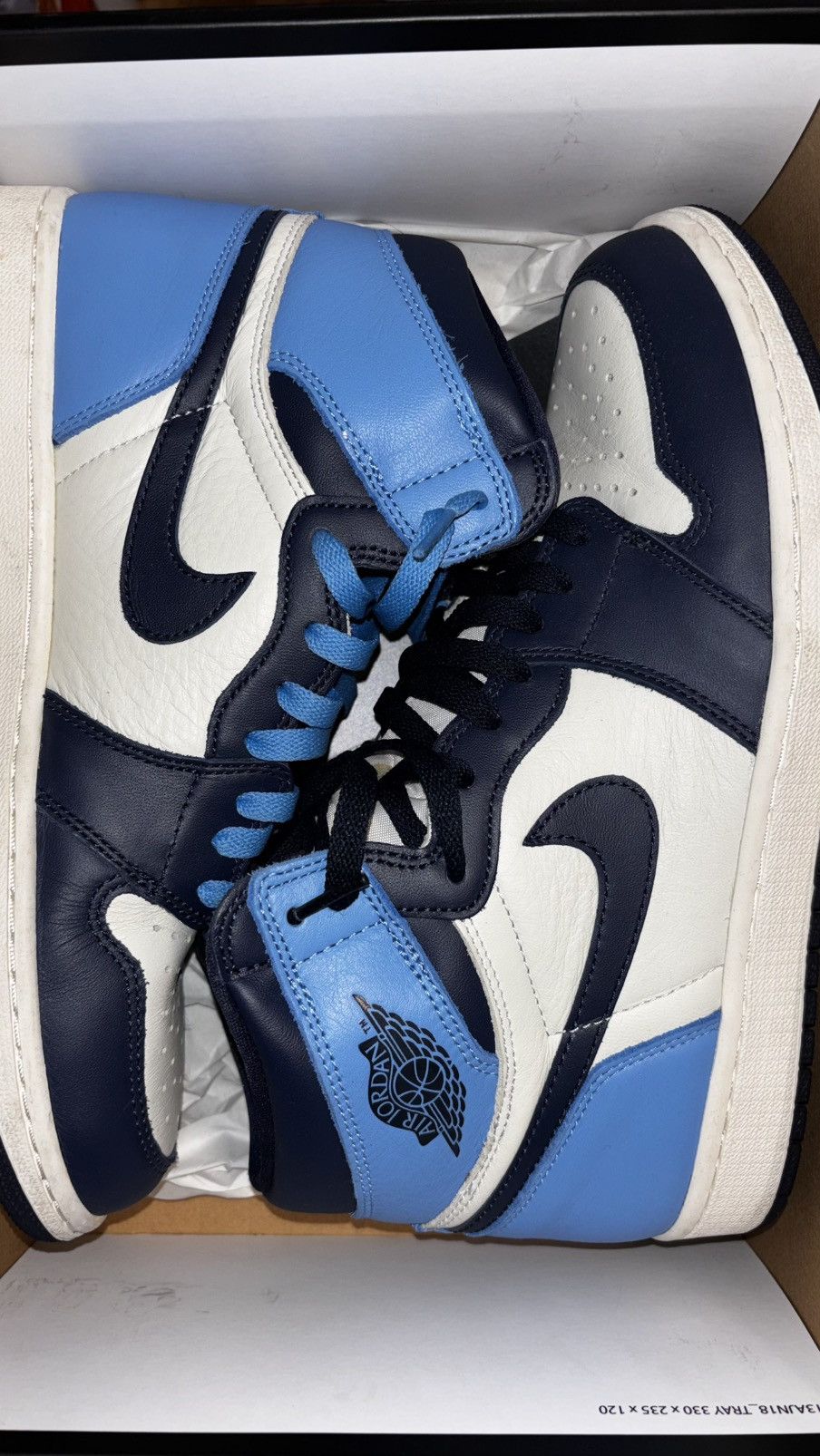 Jordan Brand Jordan 1 Retro high (Obsidian) Size US 10 / EU 43 - 1 Thumbnail
