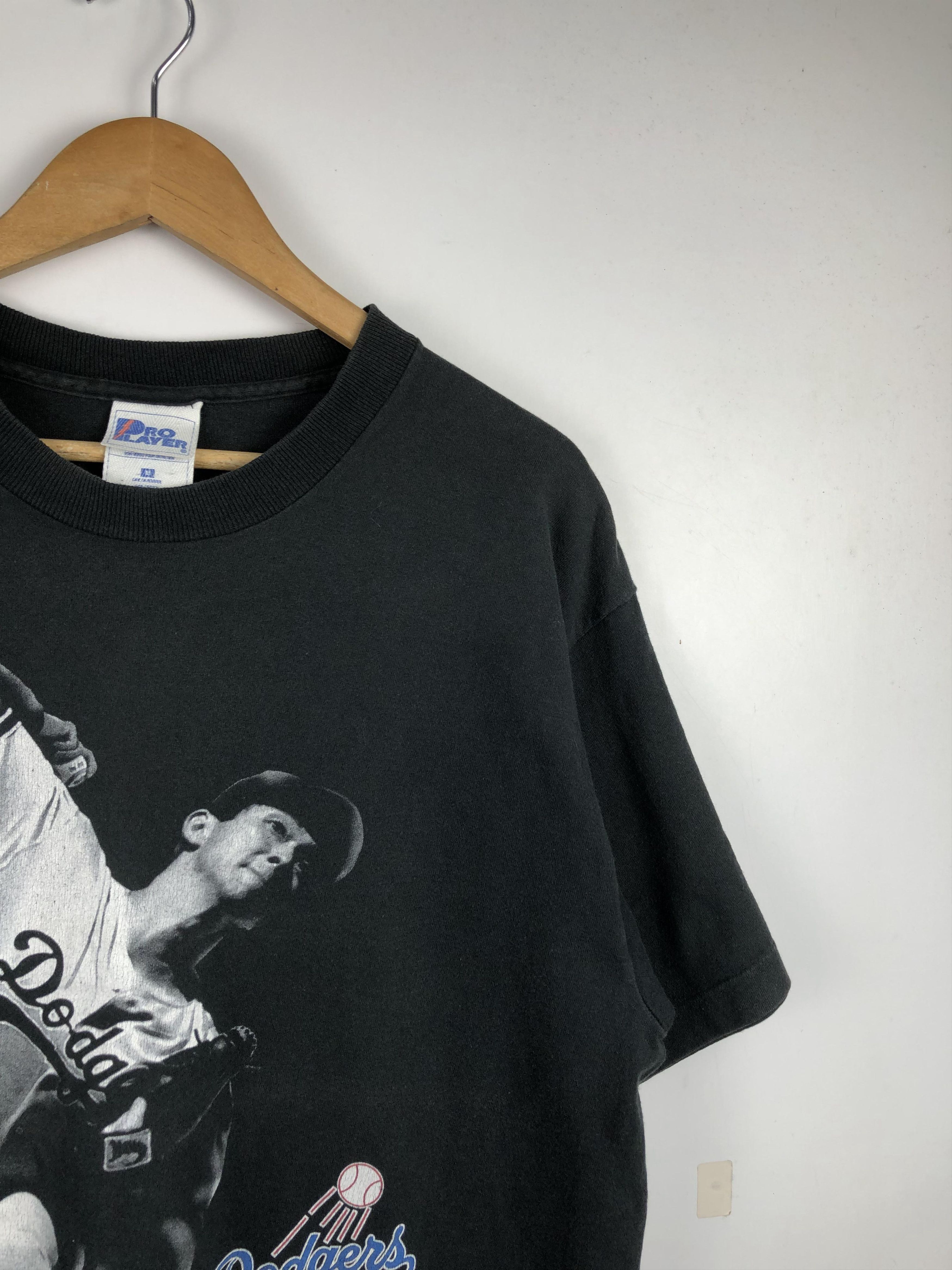 MLB Vintage 90s MLB L.A Dodgers Hideo Nomo Printed Tee TA0344 Size US M / EU 48-50 / 2 - 8 Thumbnail