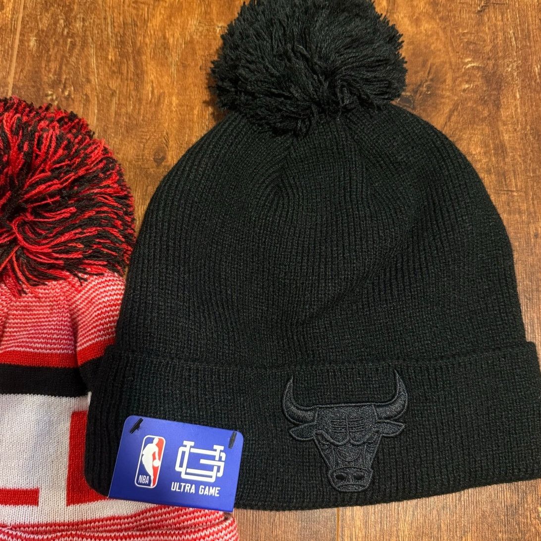 NBA Chicago Bulls NBA Ultra Game Beanie Hat Bundle of 2 Size ONE SIZE - 3 Thumbnail