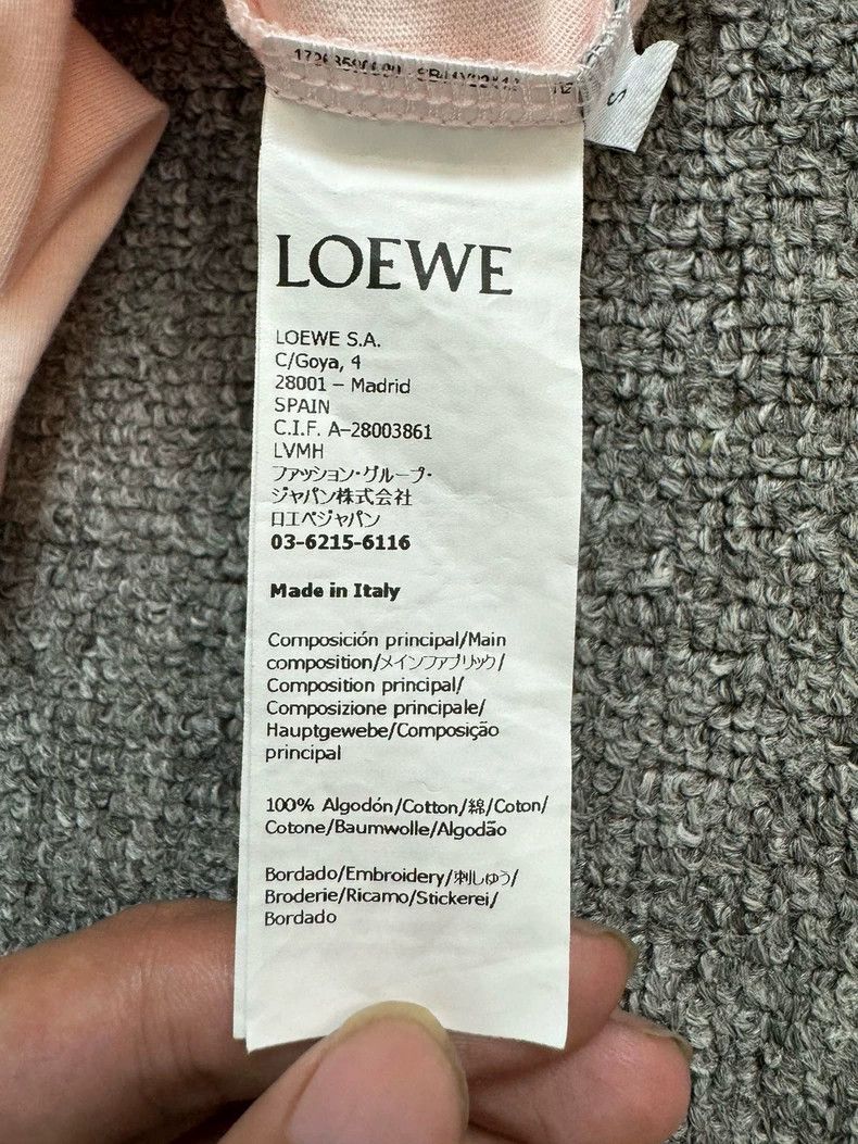 Loewe LOEWE Pink embroidered pattern printed logo letters short Size S / US 4 / IT 40 - 5 Thumbnail